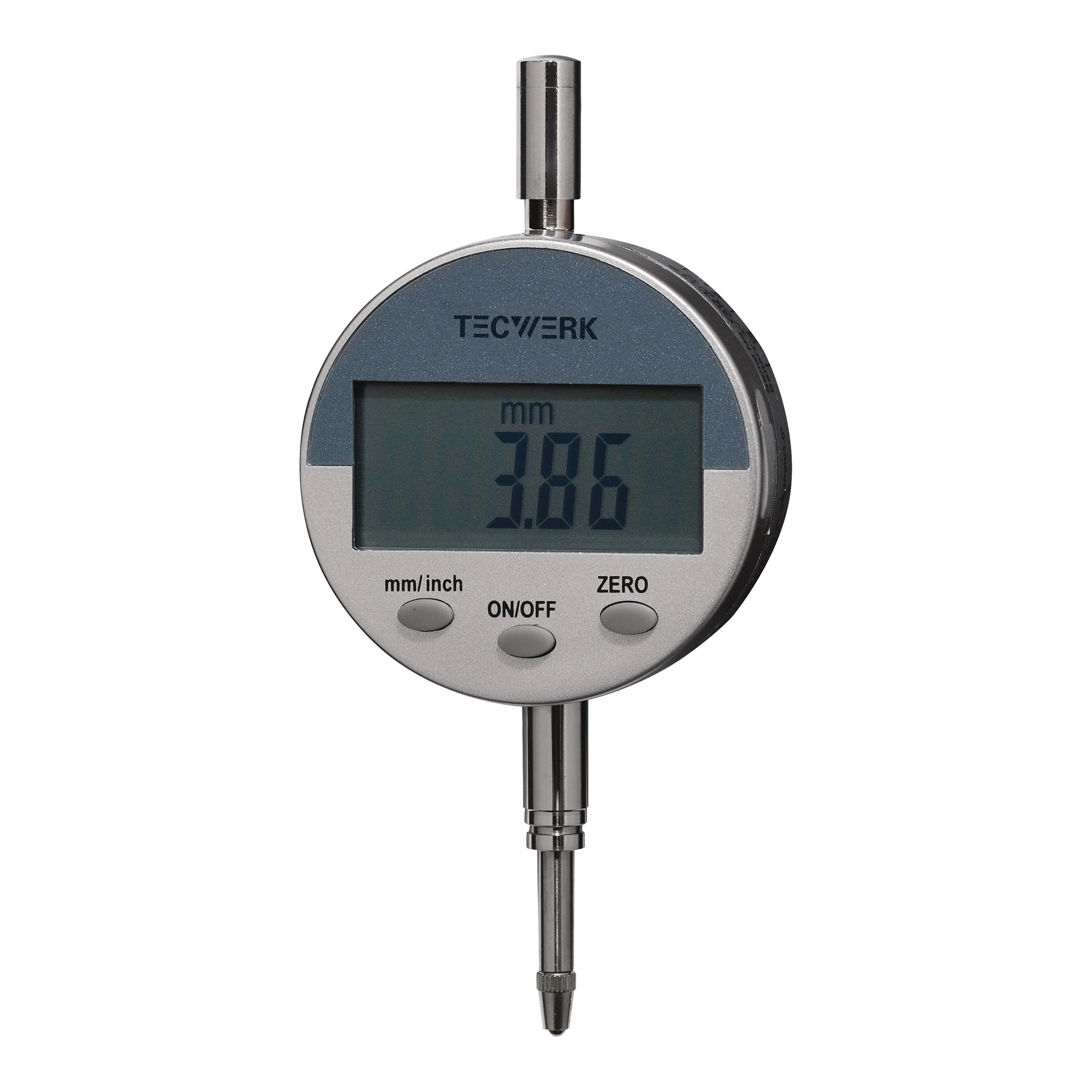 TECWERK | Messuhr | 12,5 mm | Ablesung mm 0,01