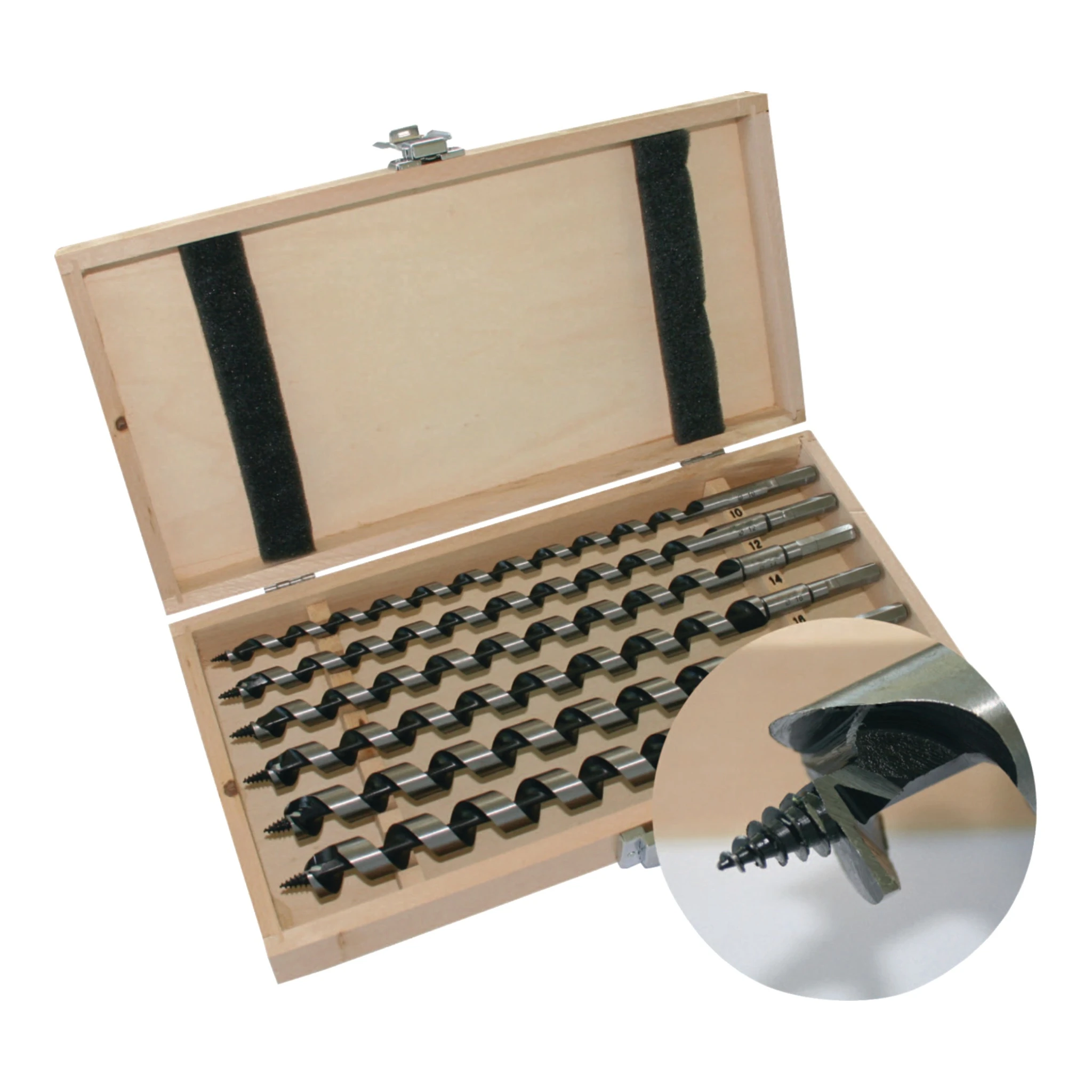TECWERK | Schlangenbohrer-Satz | 6-teilig Länge 460 mm | 10 - 20 mm