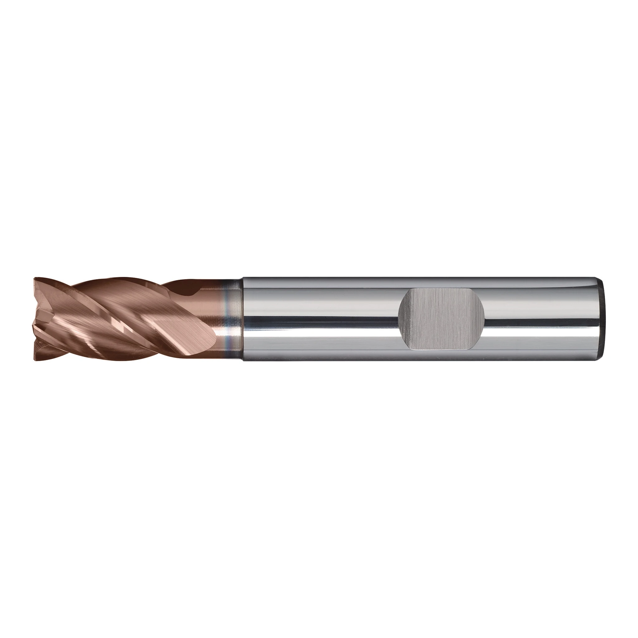 TECWERK | Schaftfräser | Nenn-Ø 8 mm Einsatzlänge 20 mm | VHM TiAlN DIN 6535 HB
