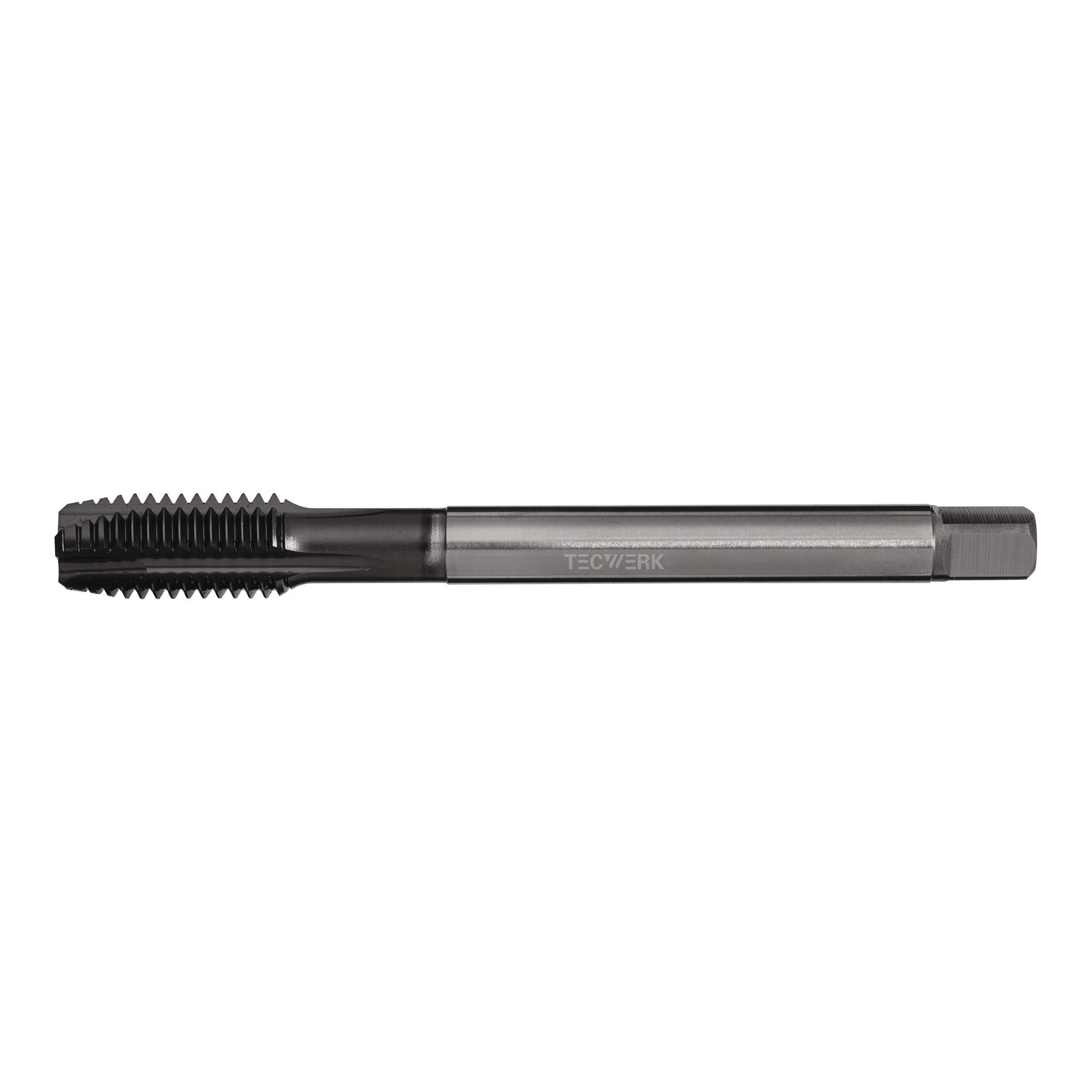 TECWERK | Maschinengewindebohrer | M12x1,75 mm | HSS-Co PM HARDLUBE DIN 376 2xD