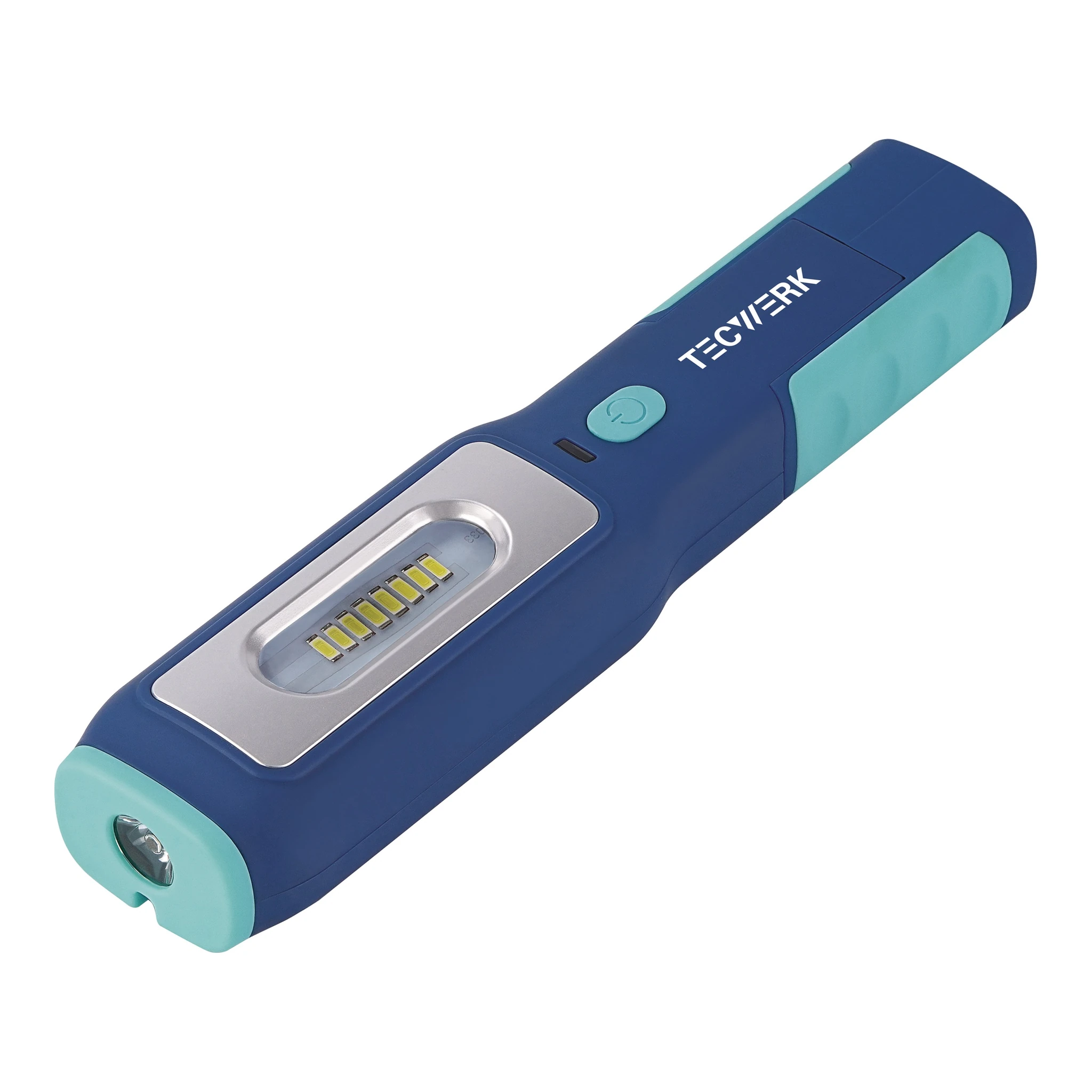 TECWERK | LED-Akkuhandleuchte | 3,7 V 1200 mAh ABS-Gehäuse | Li-Ion 60 - 250 lm