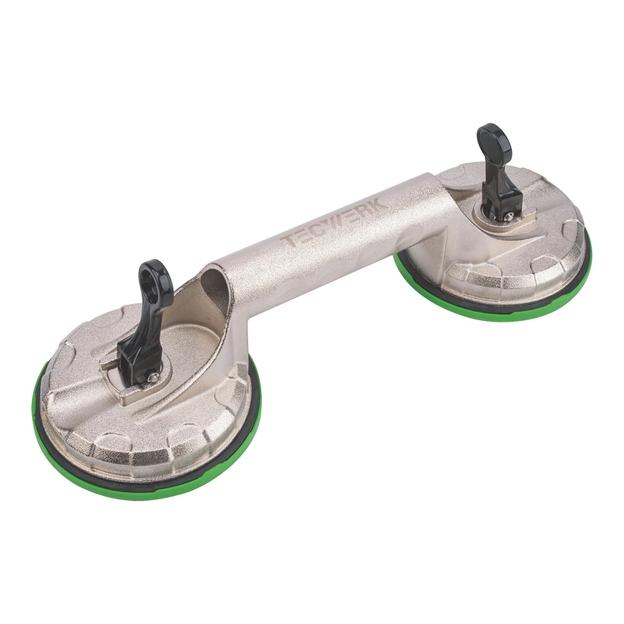 TECWERK | Saugheber | Tragfähigkeit 80 kg Kopf-Ø 118 mm | 2 Köpfe Alu – Bild 2