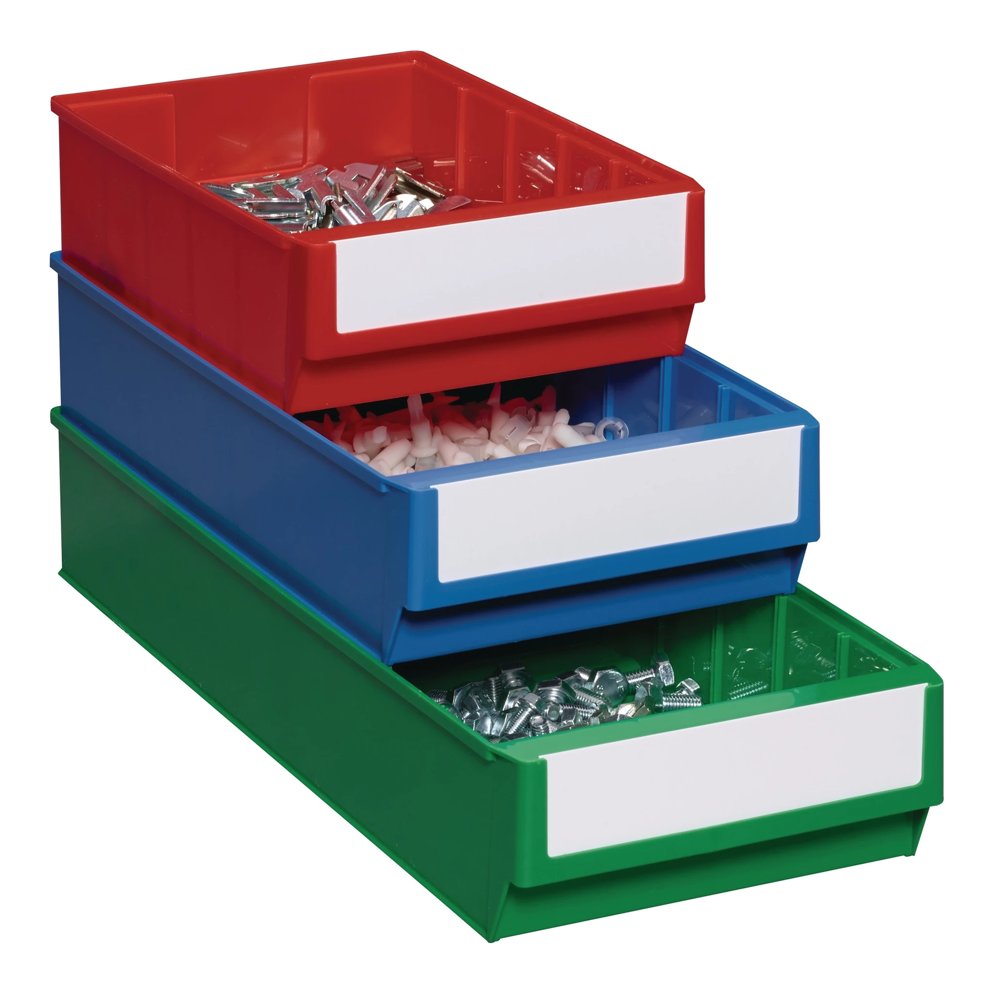 TECWERK | Regalkasten | L300xB183xH81mm | rot Polypropylen