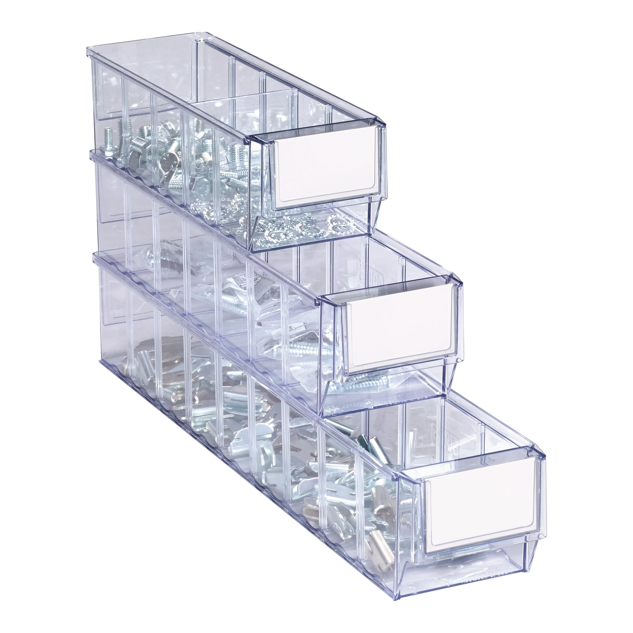 TECWERK | Regalkasten | L300xB91xH81mm | transparent SAN