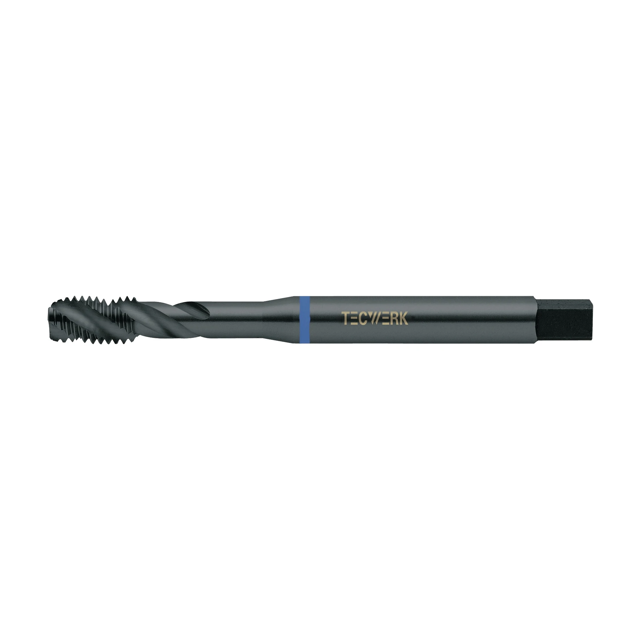 TECWERK | Maschinengewindebohrer | M10x1,5 mm | HSS-Co nitriert und vaporisiert