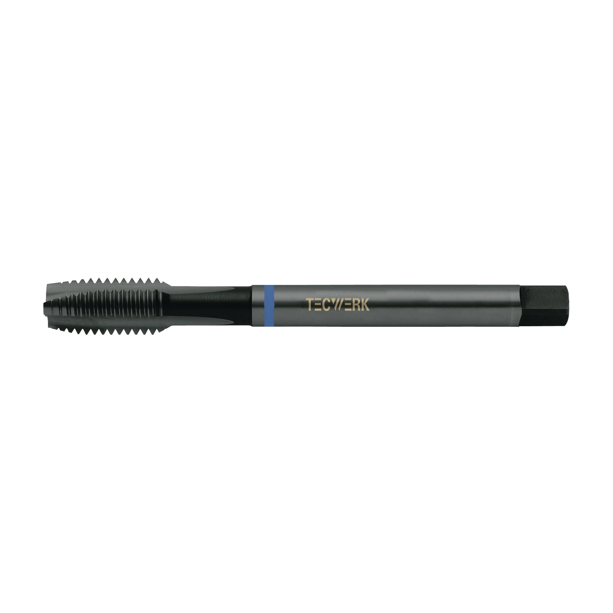 TECWERK | Maschinengewindebohrer | M12x1,75 mm | HSS-Co nitriert und vaporisiert