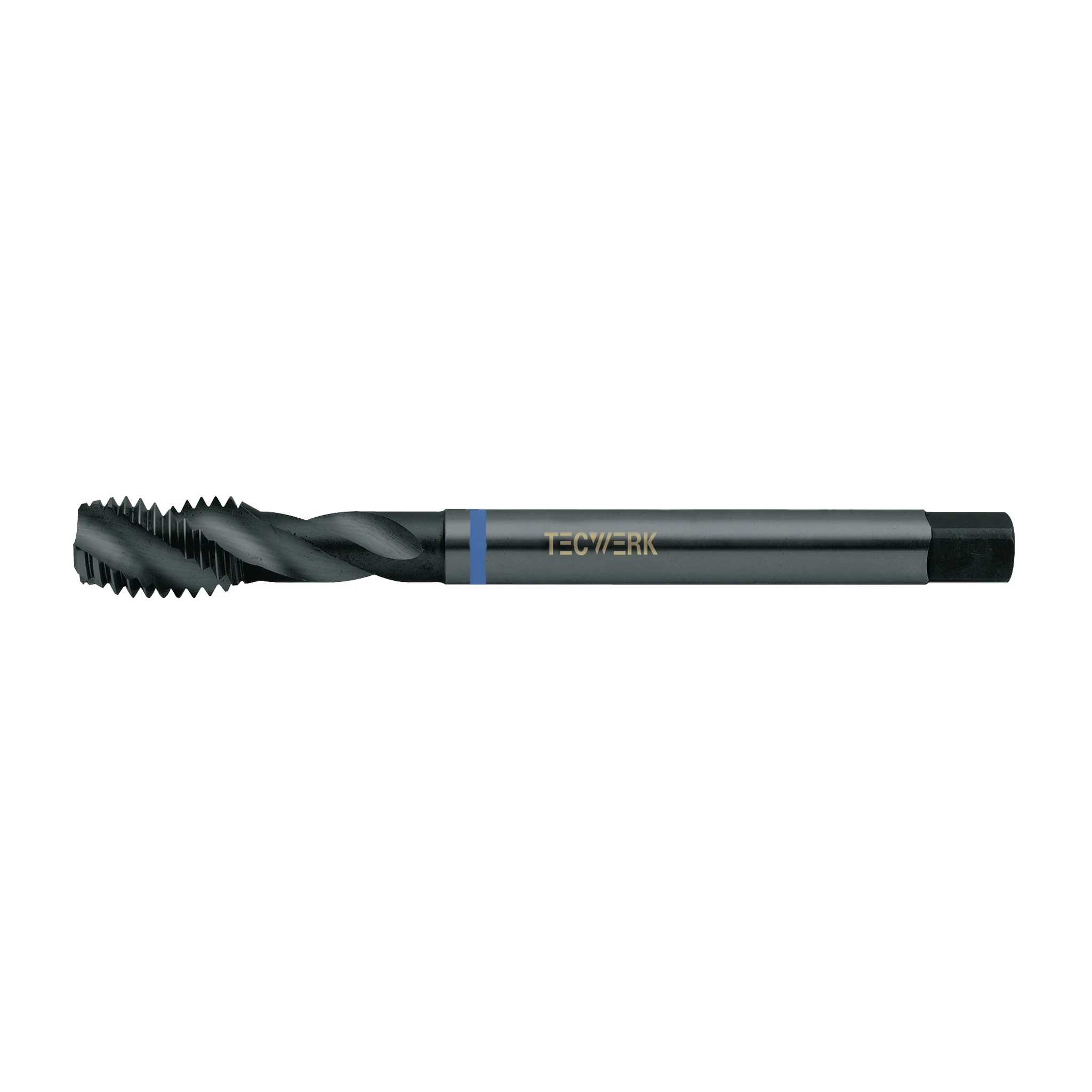 TECWERK | Maschinengewindebohrer | M12x1,75 mm | HSS-Co nitriert und vaporisiert