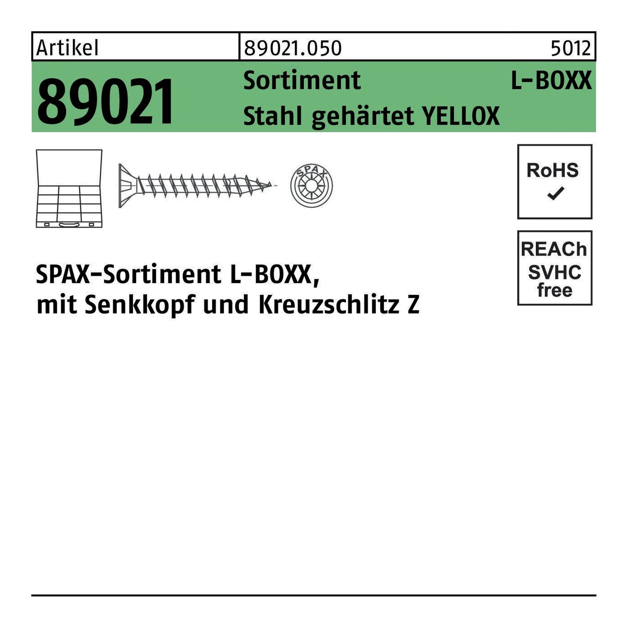 SPAX | Schraubensortiment