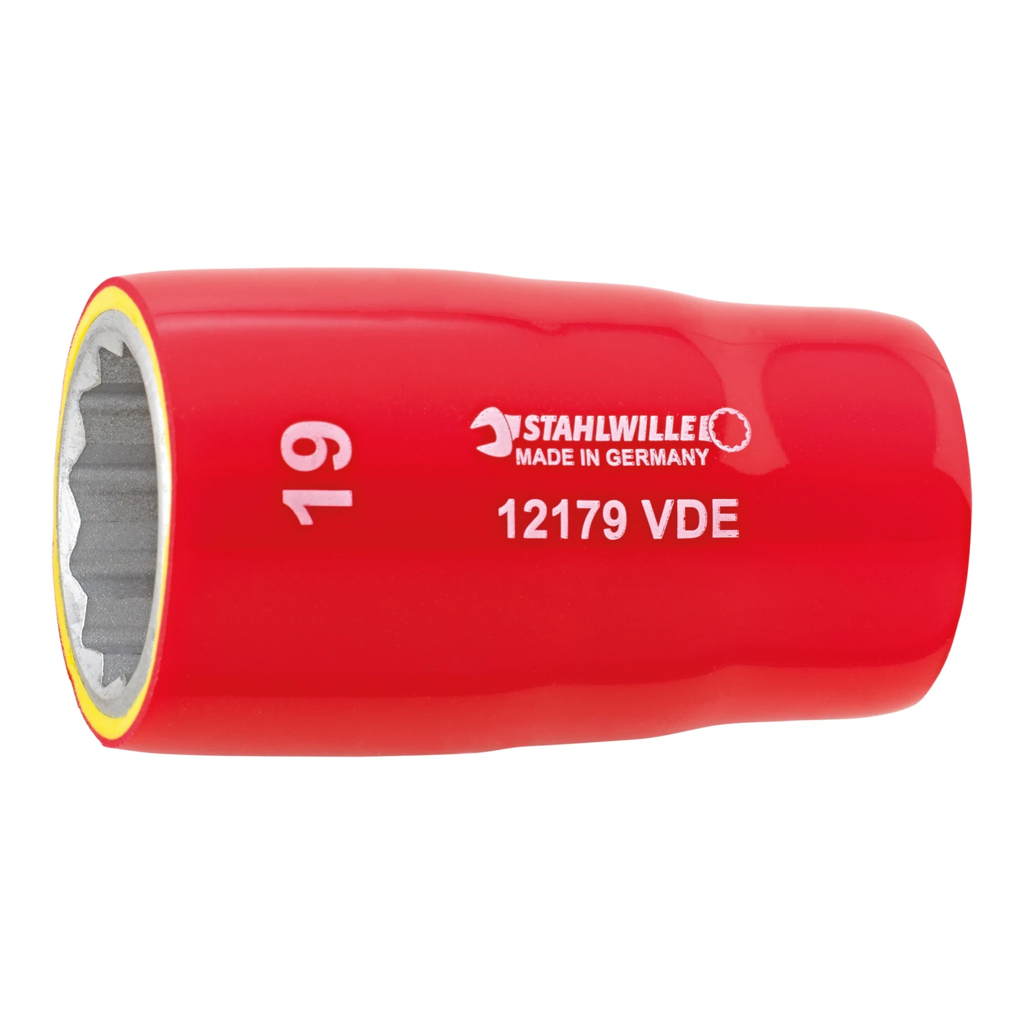 STAHLWILLE | Steckschlüsseleinsatz | 1/2 ″ Doppelsechskant AS-Drive | Schlüsselweite 10 mm
