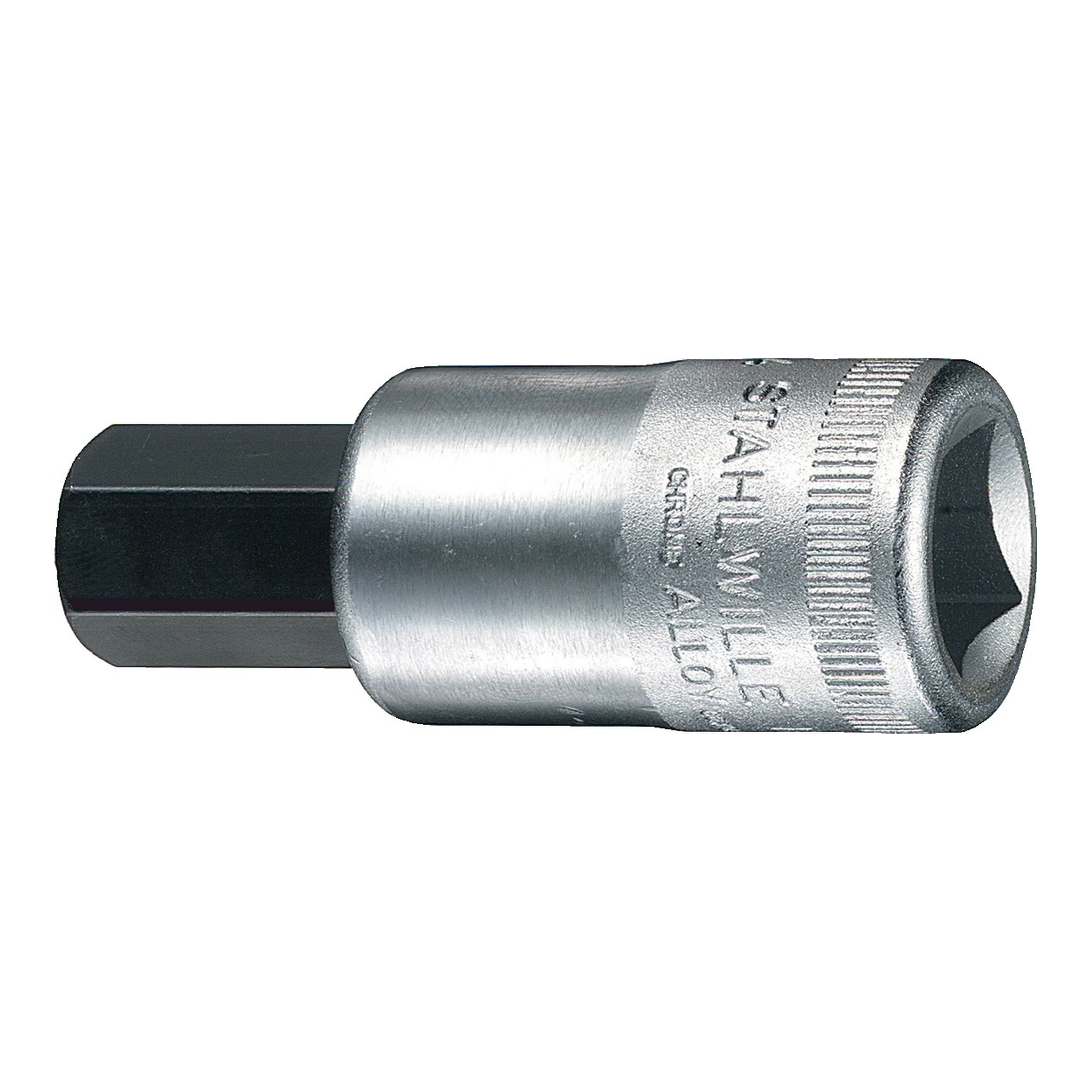 STAHLWILLE | Steckschlüsseleinsatz | 1/2 ″ Innen-6-kant | Schlüsselweite 10 mm