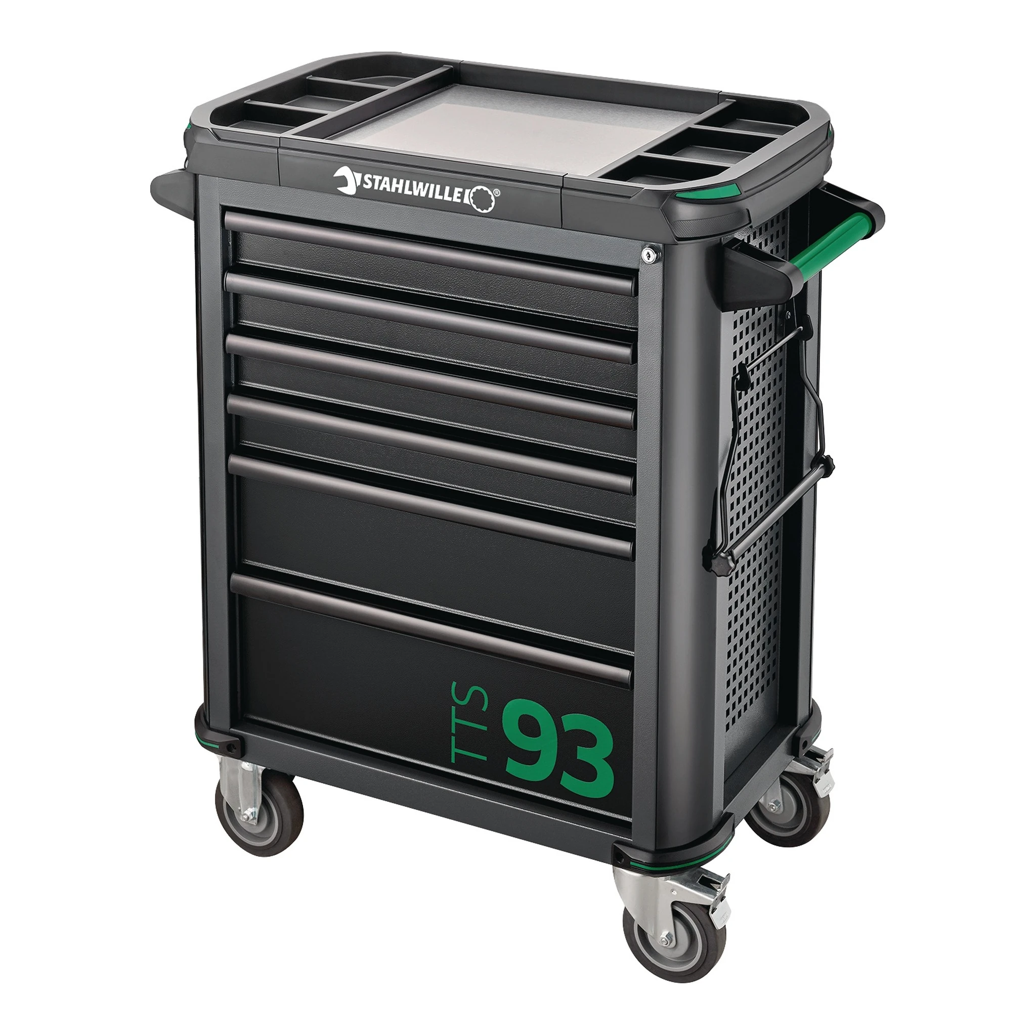 STAHLWILLE | Werkstattwagen | B877xT481xH1000mm | 500 kg 6 Schubladen