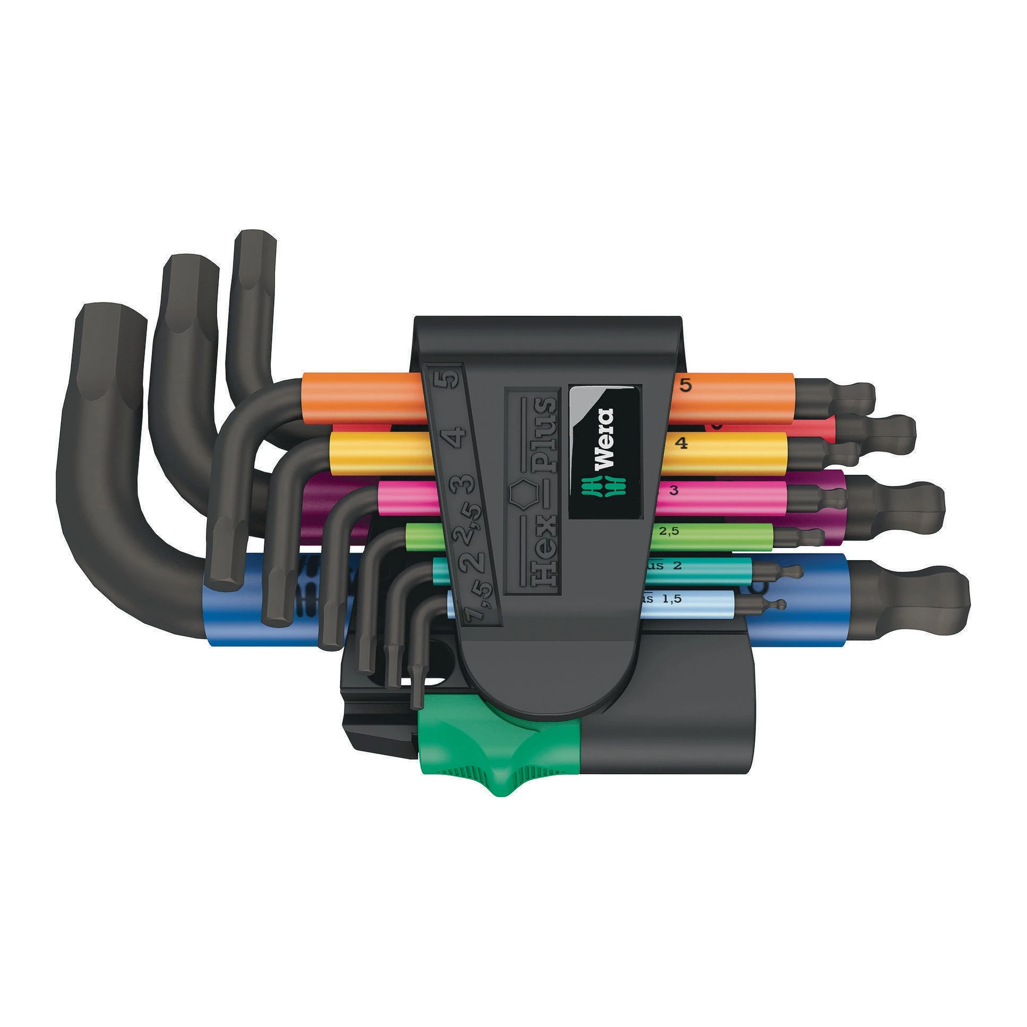 WERA | Winkelschraubendreher-Satz | 9-teilig Kunststoffhalter | SW 1,5 - 10 mm