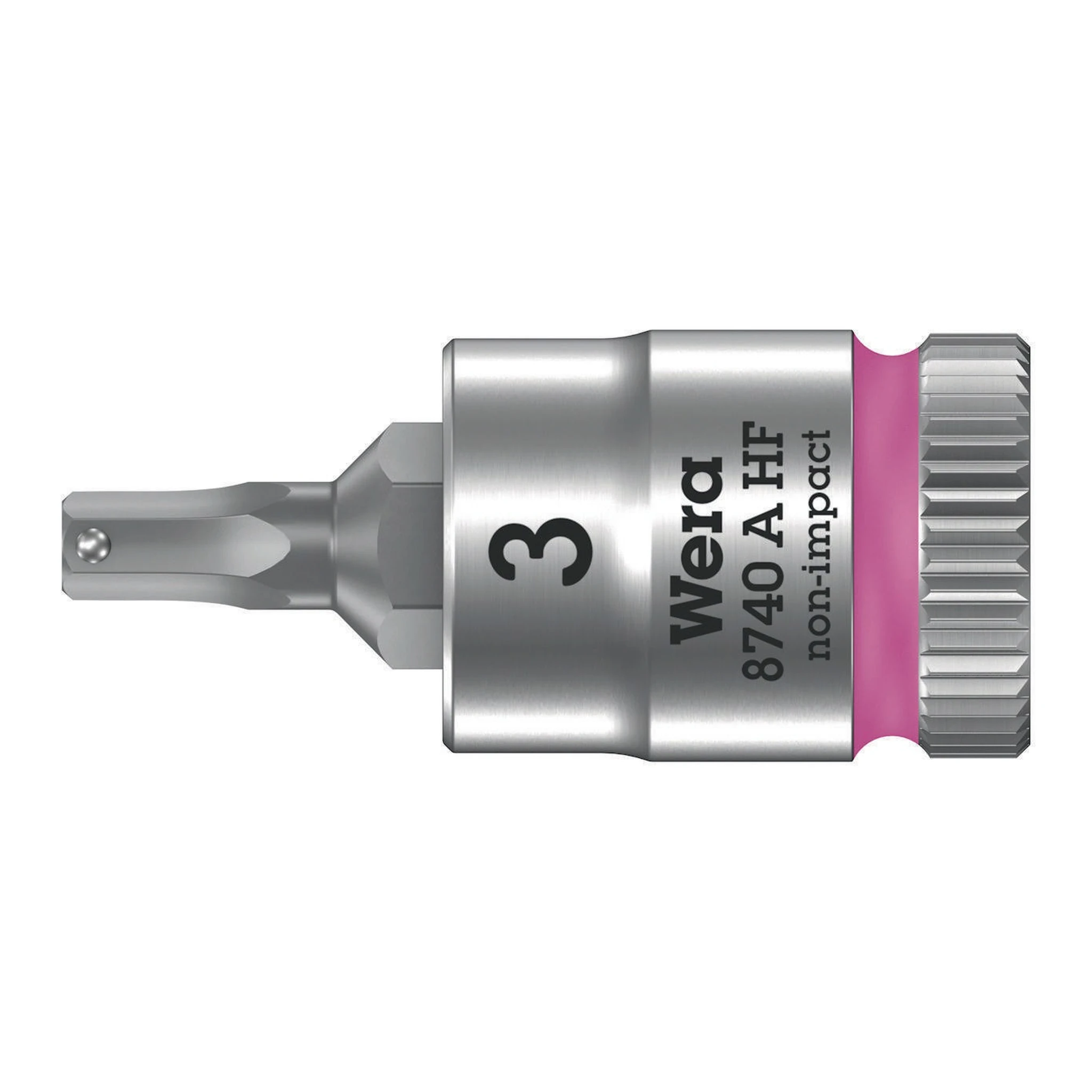 WERA | Steckschlüsseleinsatz | 1/4 ″ | Schlüsselweite 3 mm