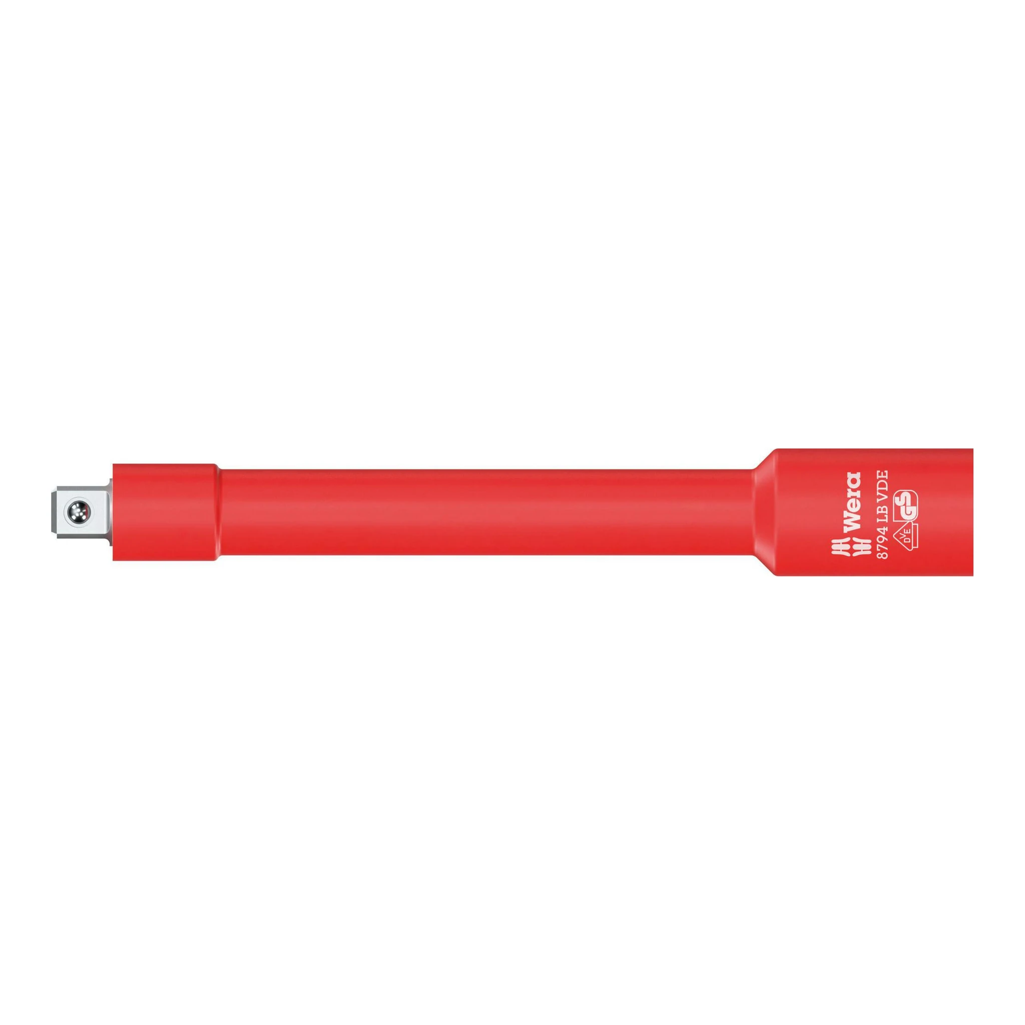 WERA | Verlängerung | 3/8 ″ Länge 166 mm | Aussenvierkant / Innenvierkant