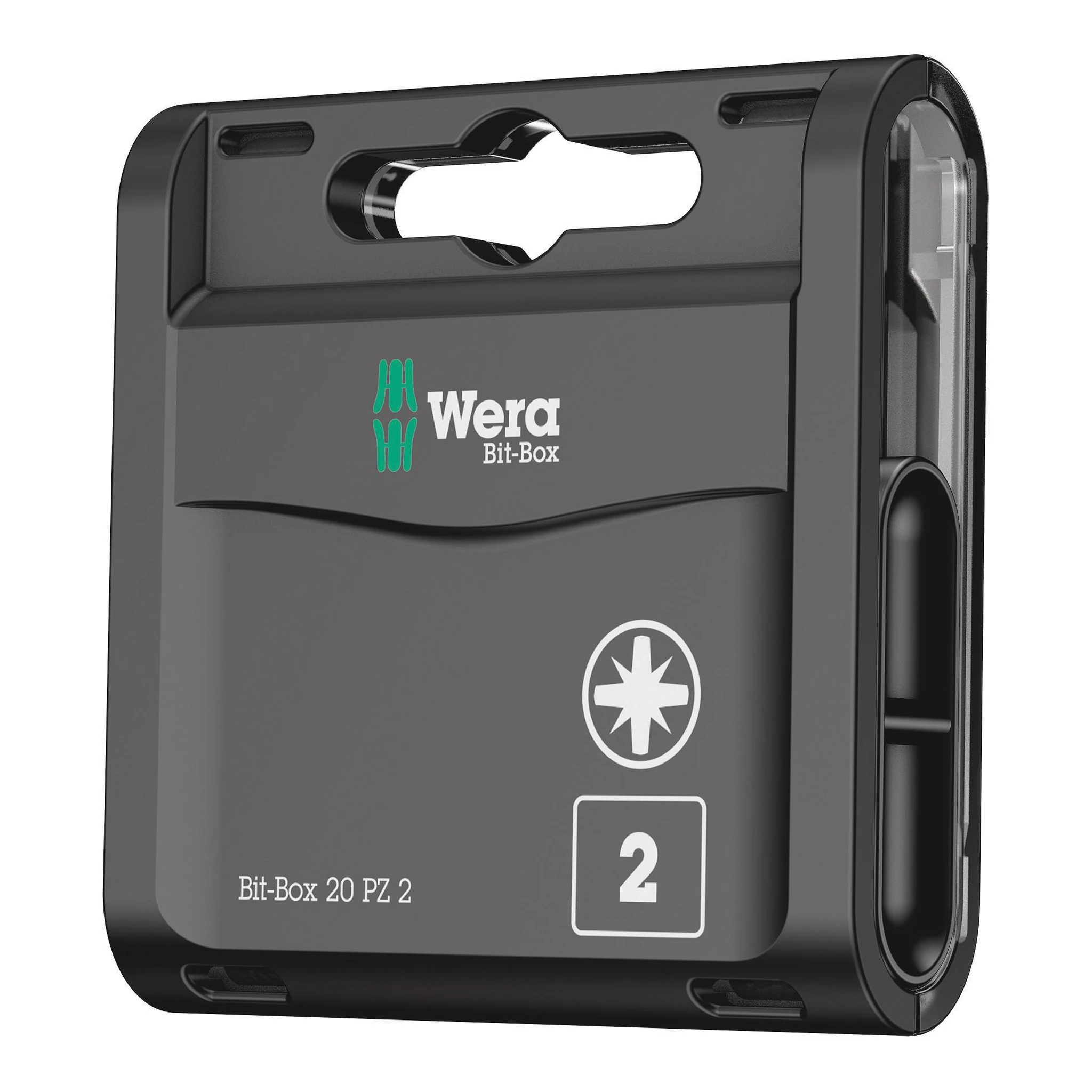 WERA | Bitgroßpackung | 1/4 ″ PZD 2 Länge 25 mm | DIN ISO 1173, Form C 6,3