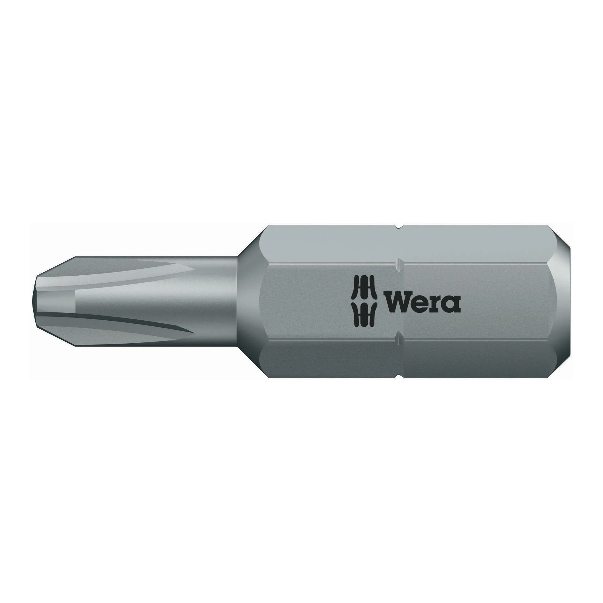 WERA | Bit | 1/4 ″ PH 2 Länge 25 mm | zähhart + mit reduziertem Schaft
