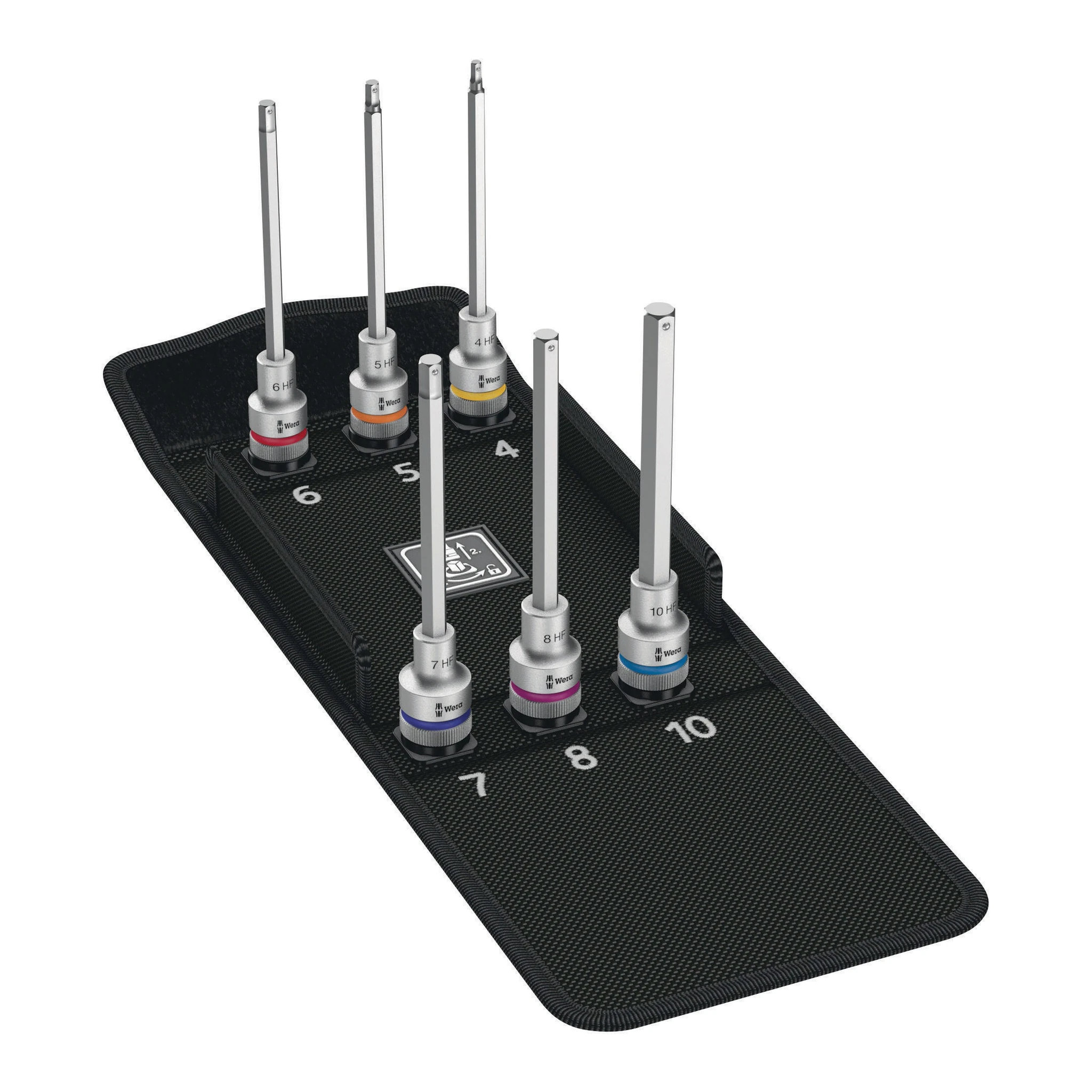 WERA | Steckschlüssel-Satz | 6-teilig | 1/2 ″