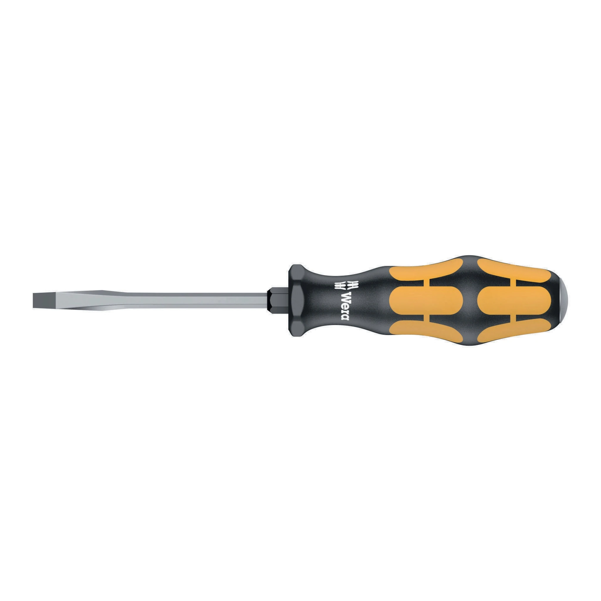 WERA | Schraubendreher | Schneidenbreite 4,5 mm | Klingenlänge 90 mm 2-Komponentengriff