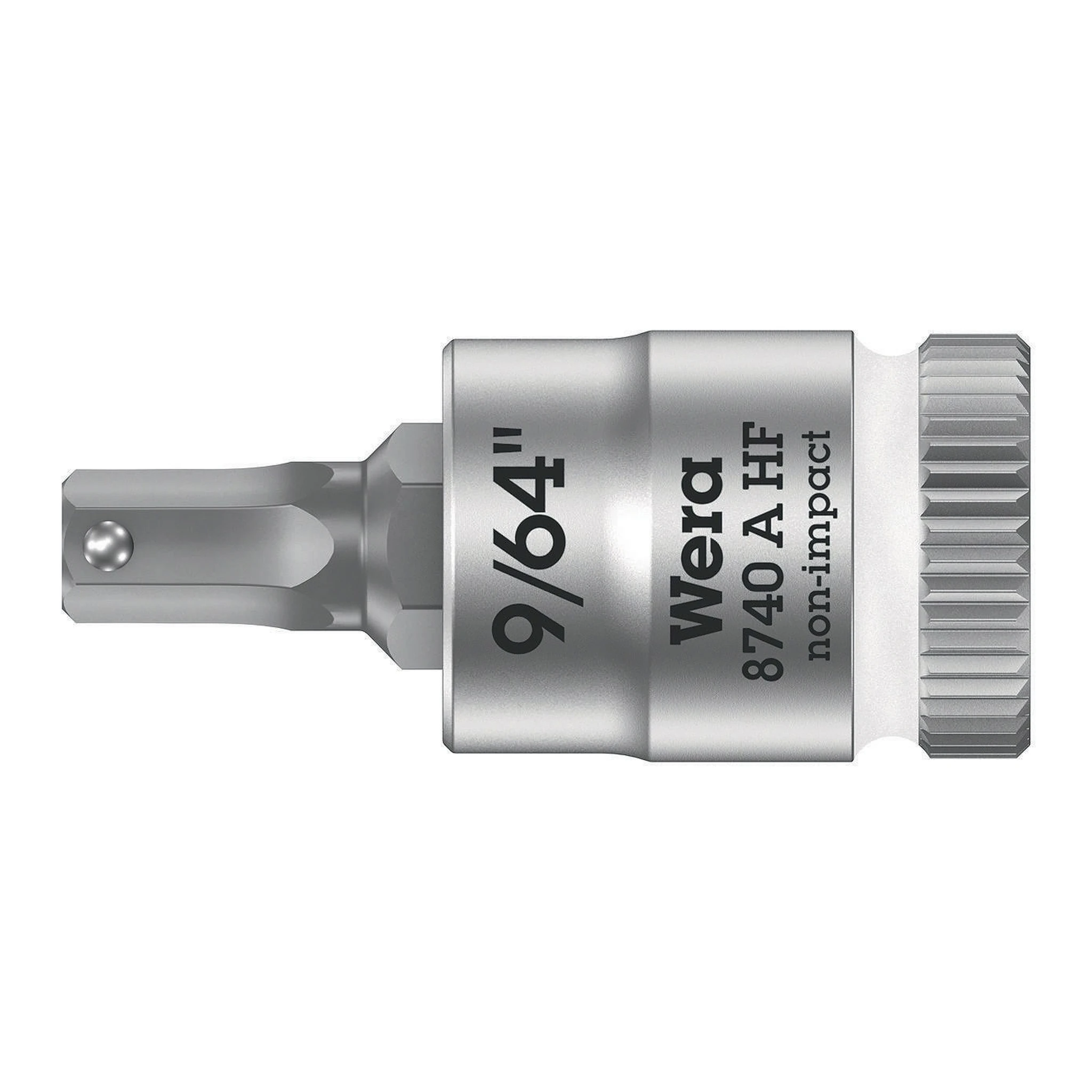 WERA | Steckschlüsseleinsatz | 1/4 ″ | Schlüsselweite 9/64 ″