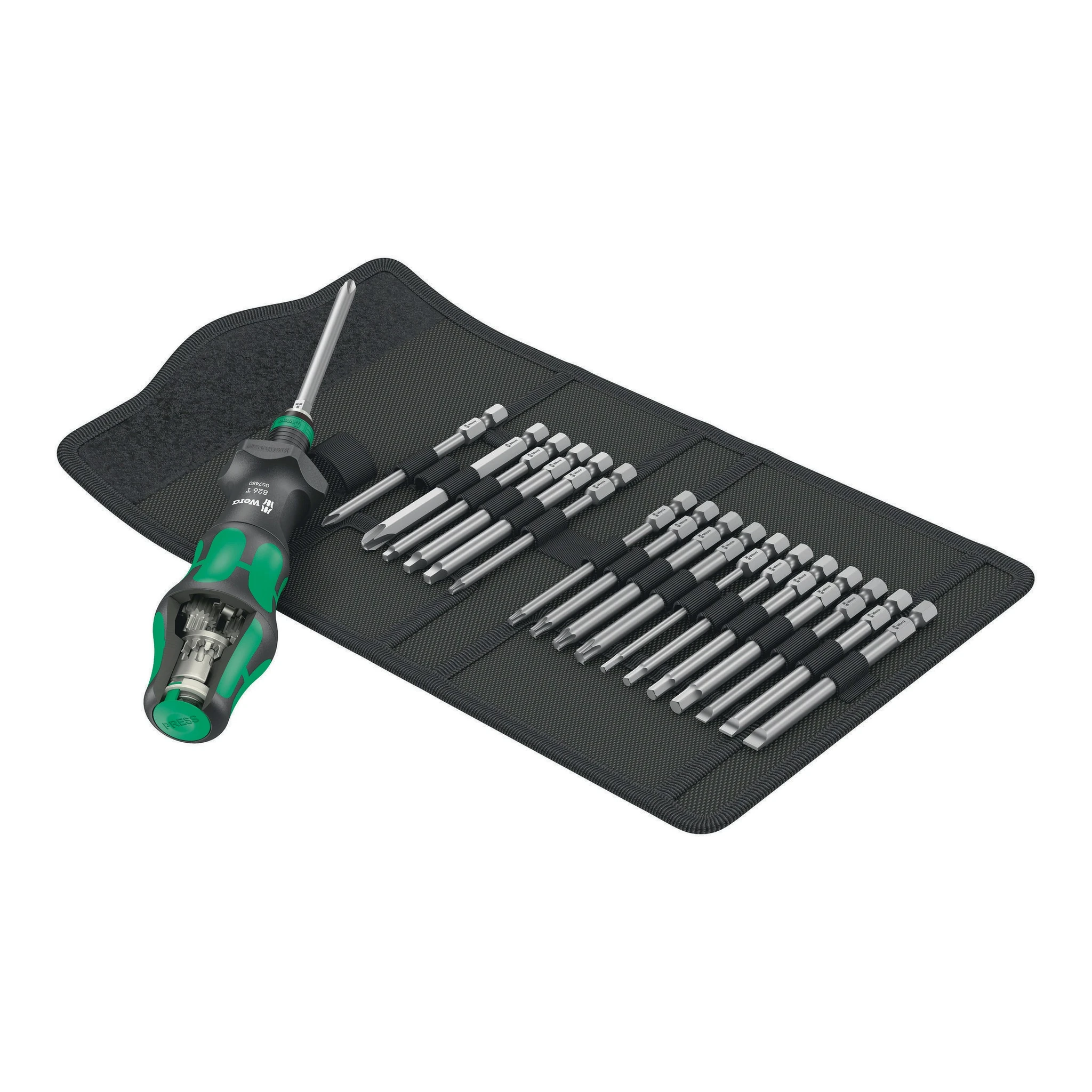 WERA | Bitsortiment | 19-teilig | Schlitz/PH/TORX®/6Kt./4Kt.