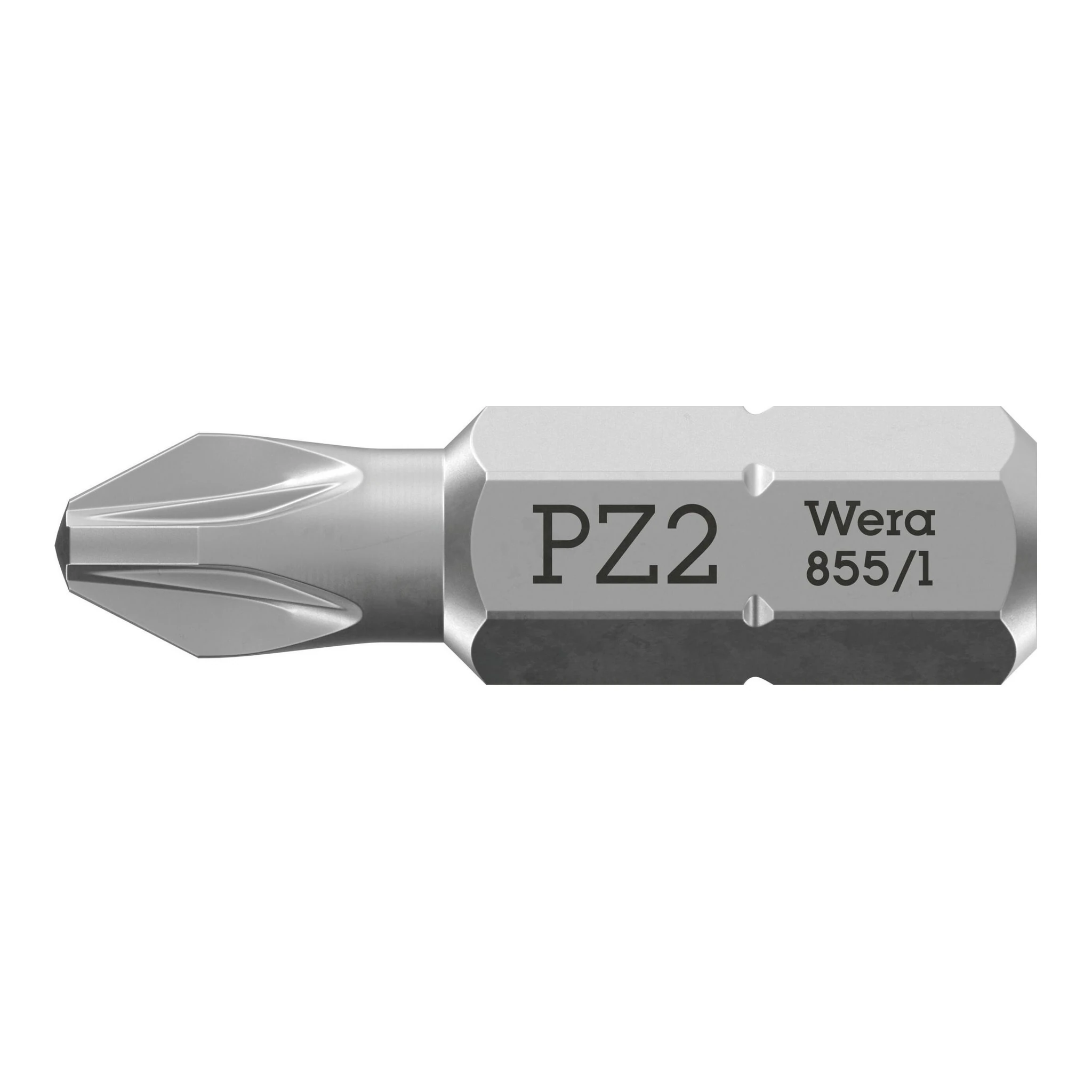 WERA | Bit | 1/4 ″ PZD 2 Länge 25 mm | 6-kant