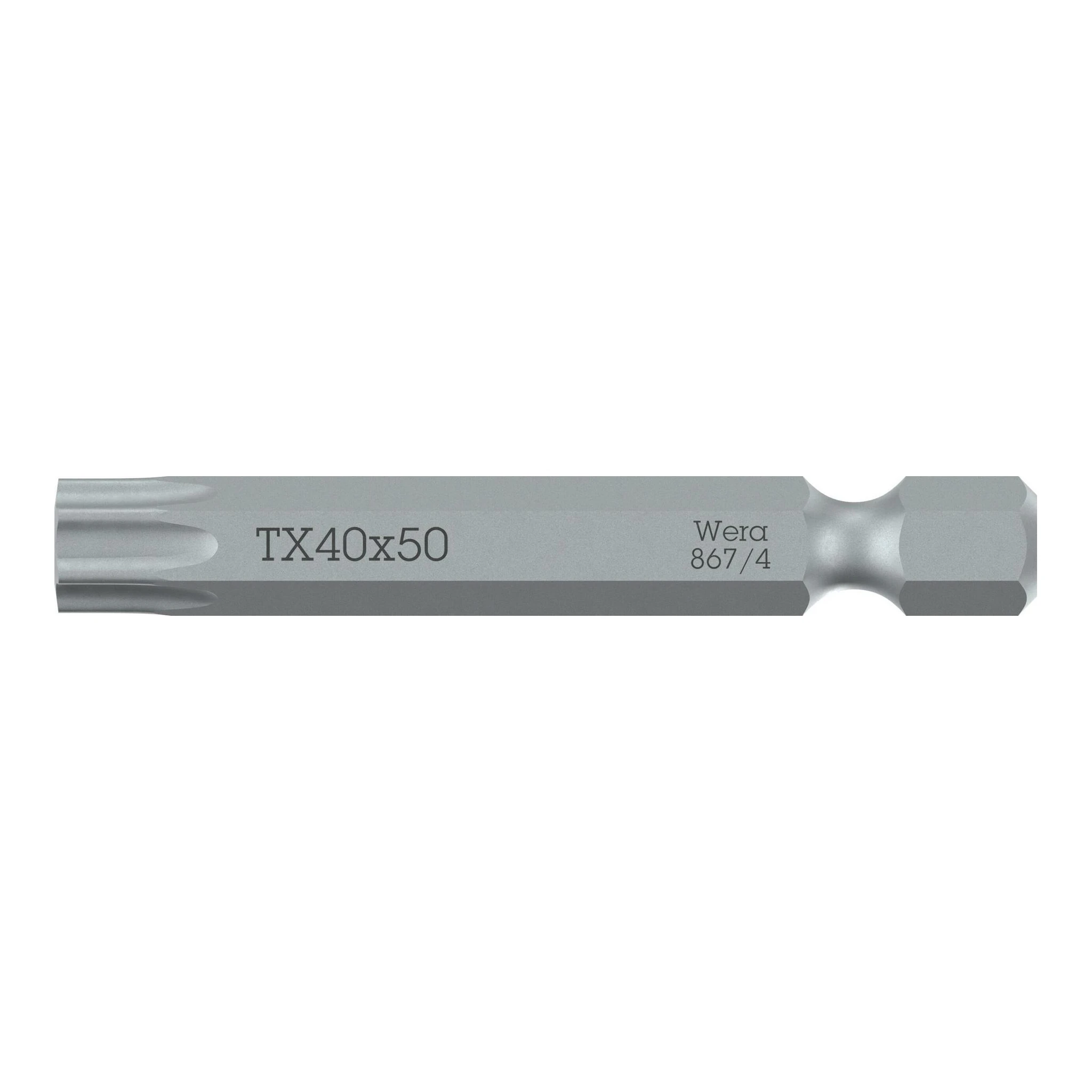 WERA | Bit | 1/4 ″ T 10 Länge 50 mm | zähhart