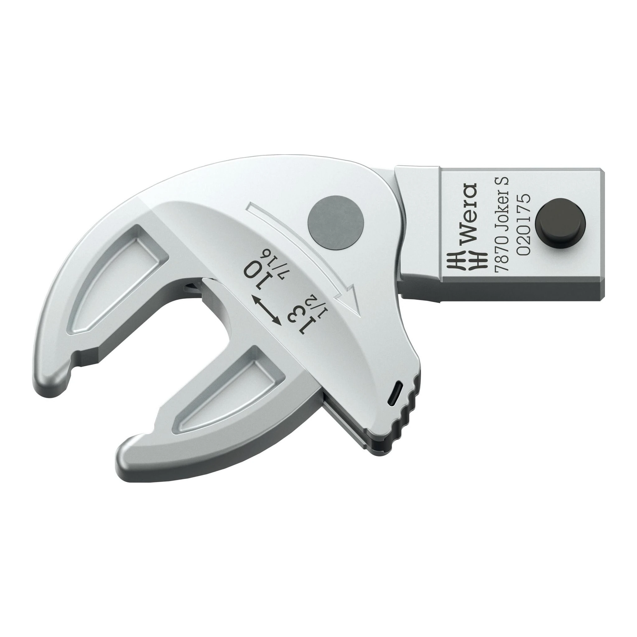 WERA | Einsteckmaulschlüssel | Schlüsselweite 10-13 mm 9x12 mm