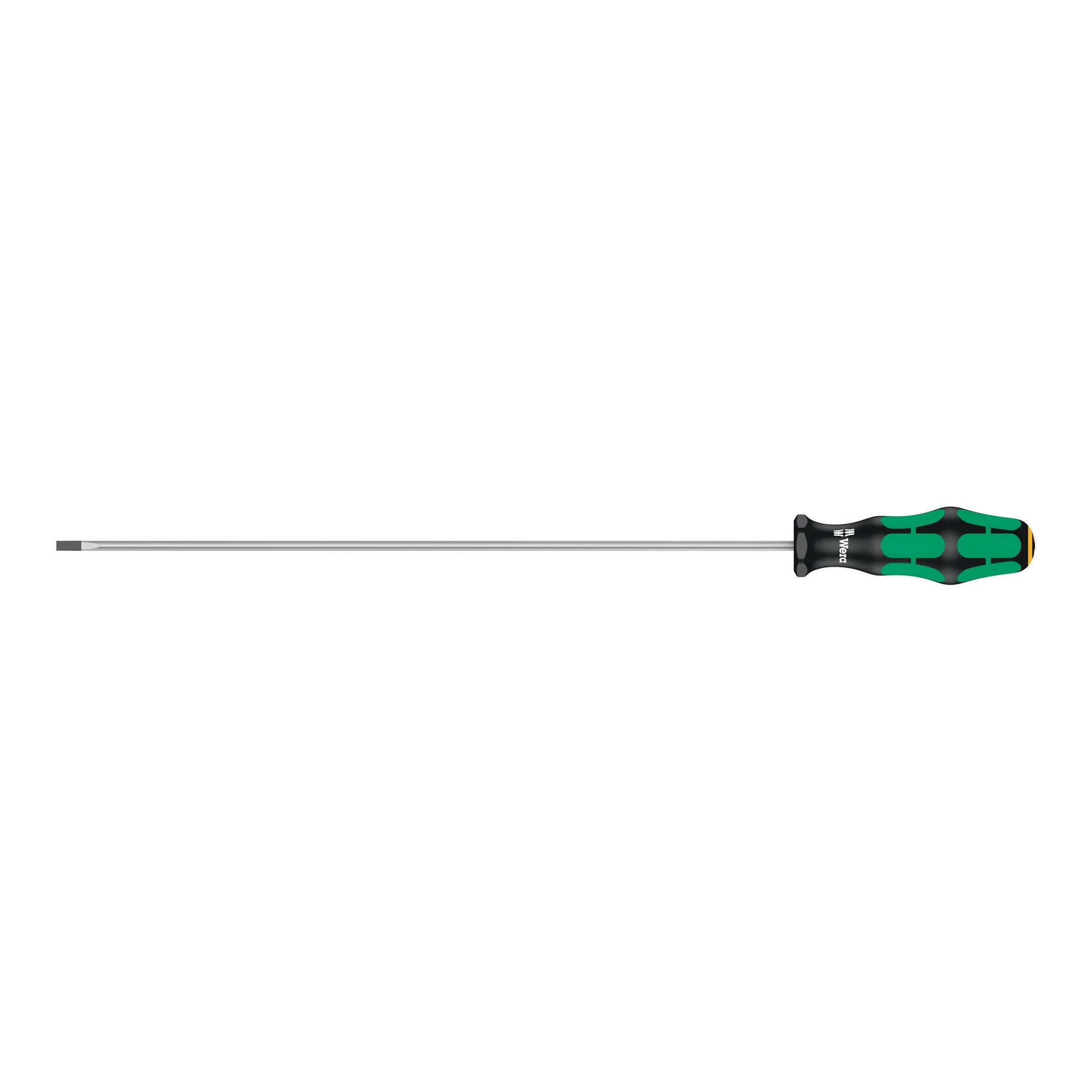 WERA | Schraubendreher | Klingendicke0,8xB4xL300mm | Elektrikerklinge rund Nicromatt