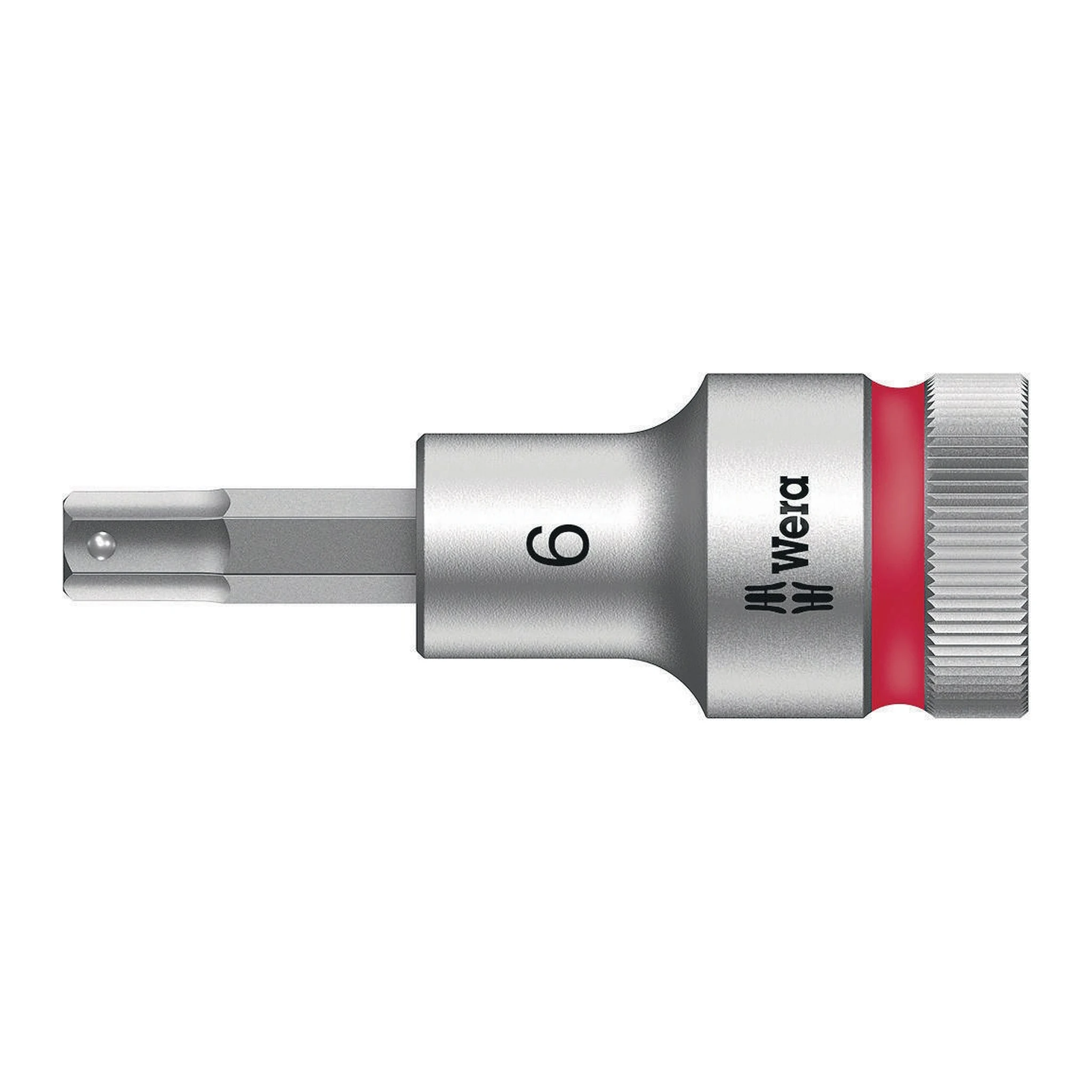 WERA | Steckschlüsseleinsatz | 1/2 ″ | Schlüsselweite 6 mm