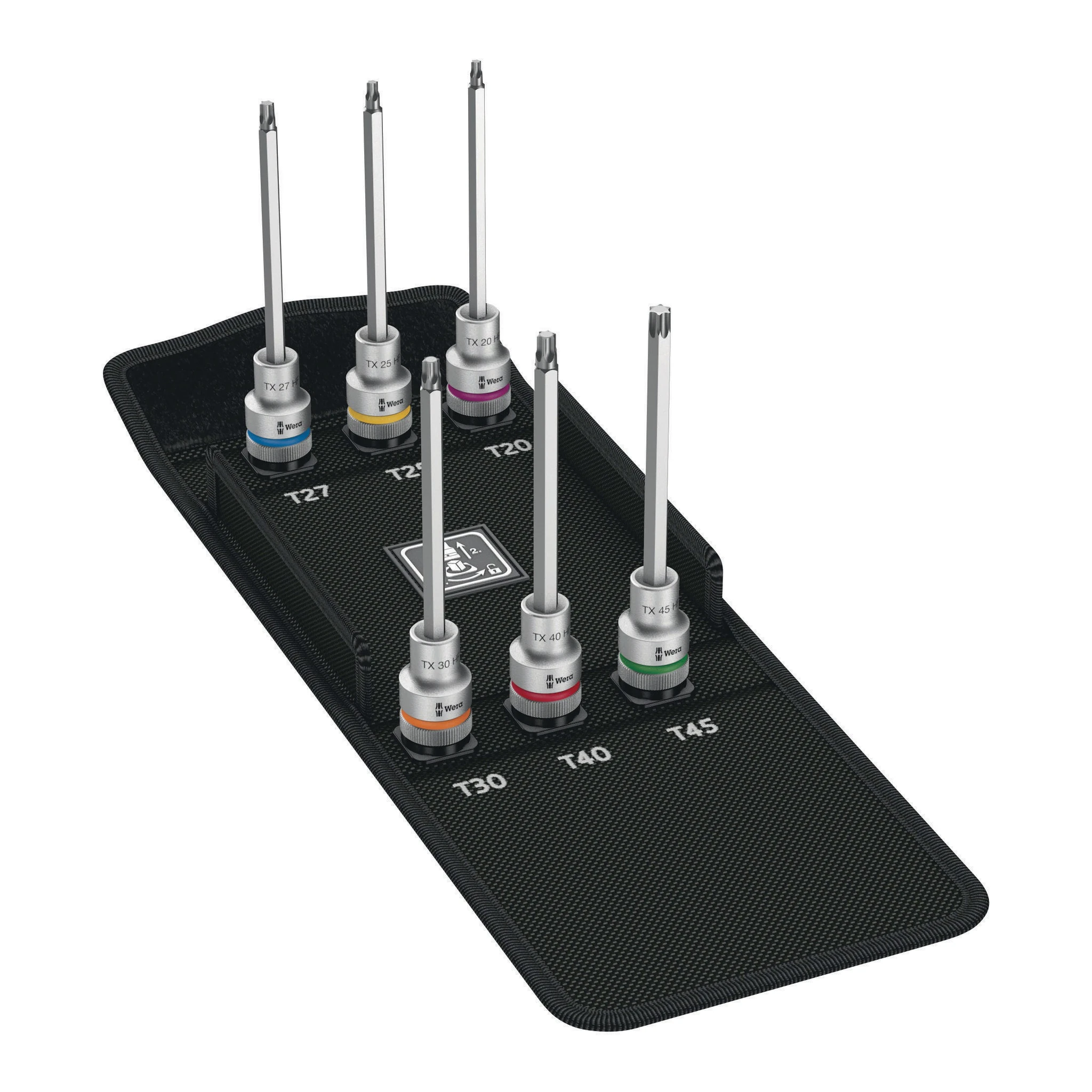 WERA | Steckschlüssel-Satz | 6-teilig | 1/2 ″
