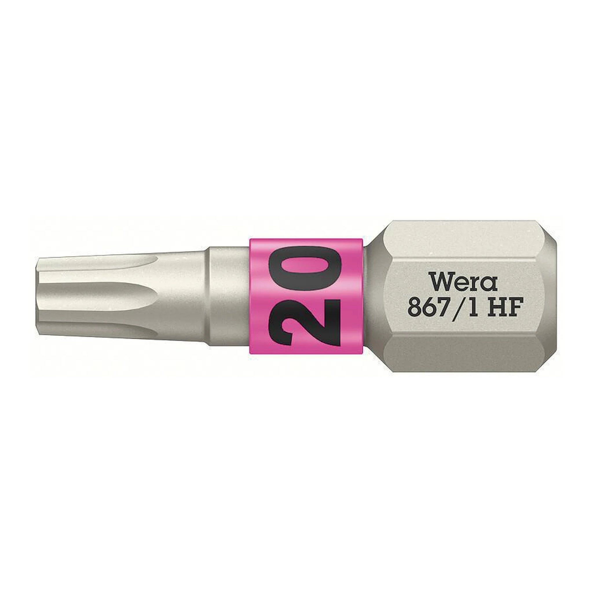 WERA | Bit | 1/4 ″ TX 20 Länge 25 mm | mit Farbleitsystem