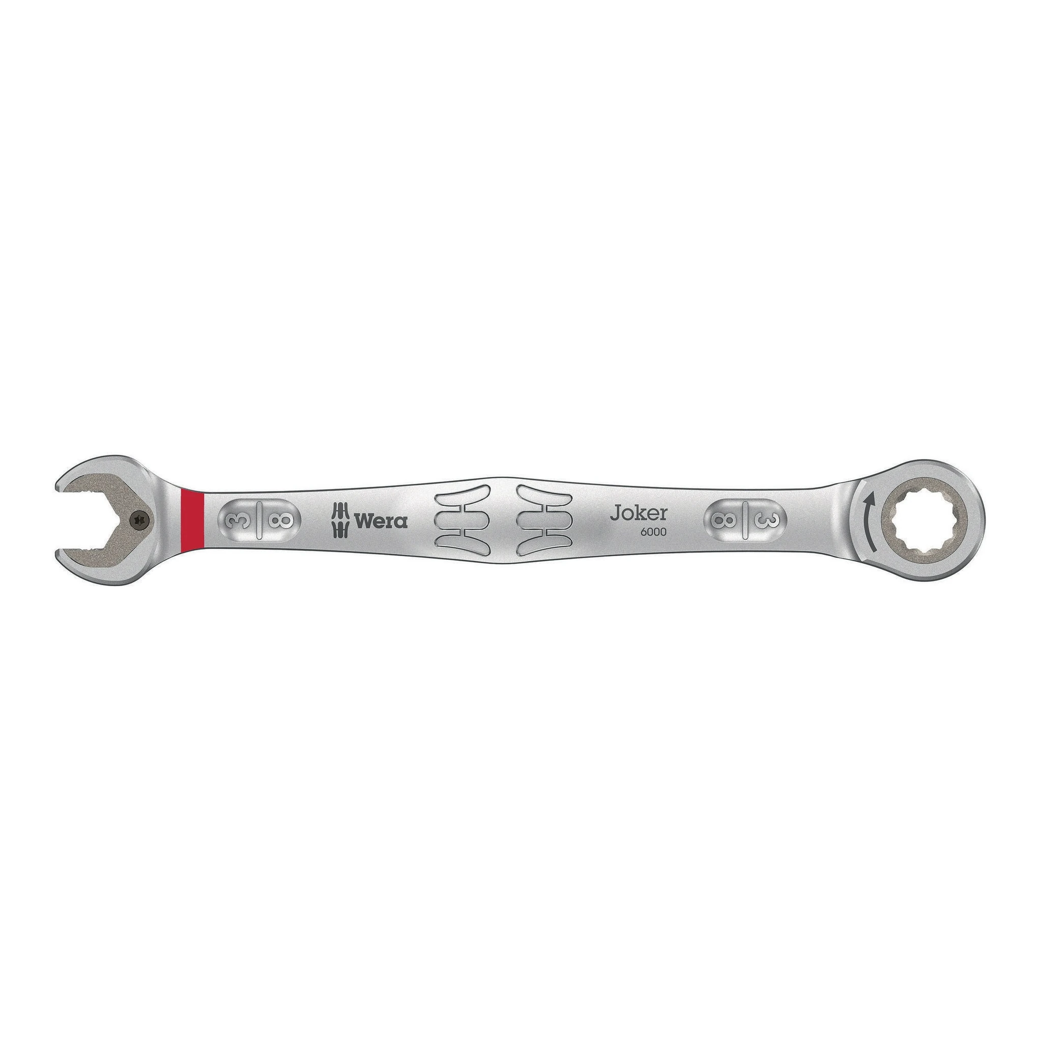 WERA | Maulringratschenschlüssel | Schlüsselweite 3/8 ″ Länge 159 mm | Haltefunktion im Maul