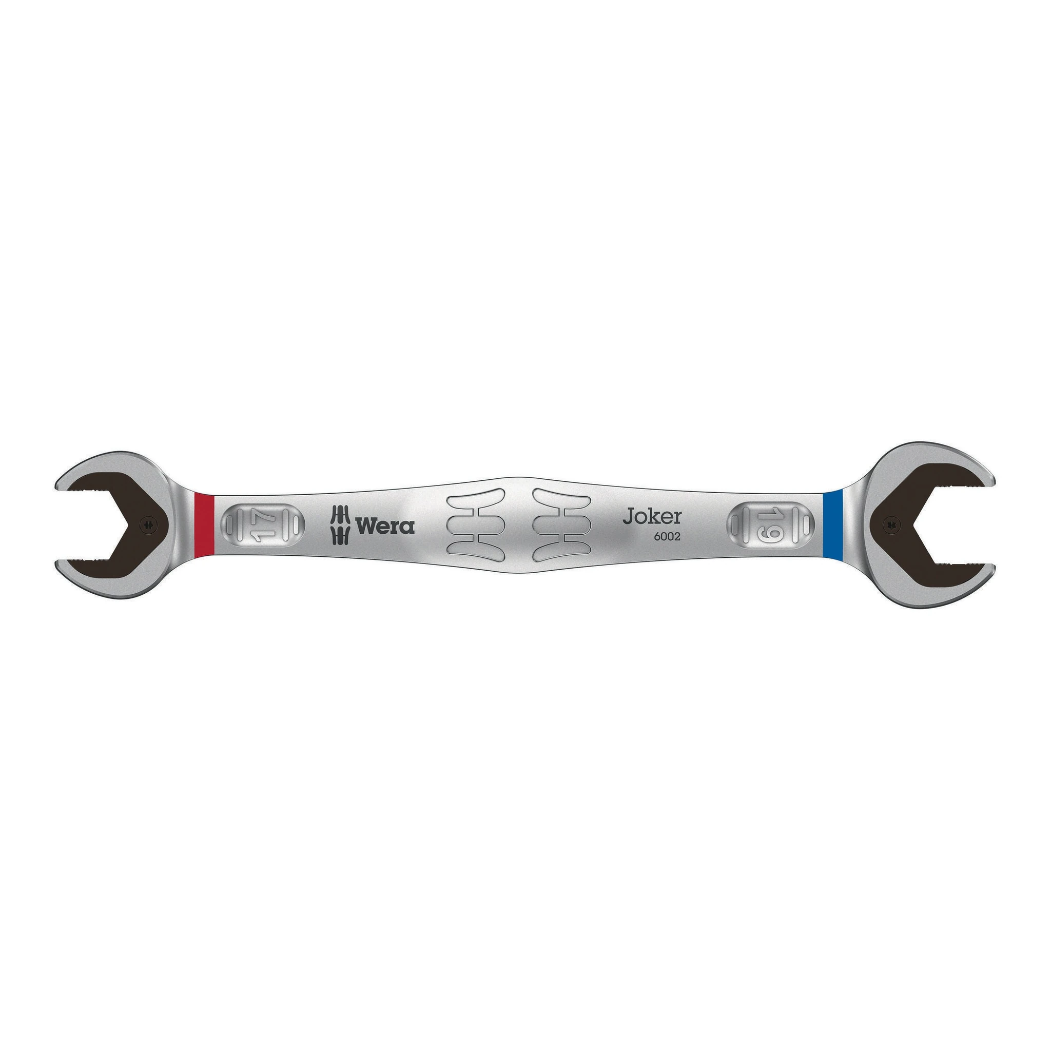 WERA | Doppelmaulschlüssel | 17 x 19 mm Länge 235 mm | matt verchromt