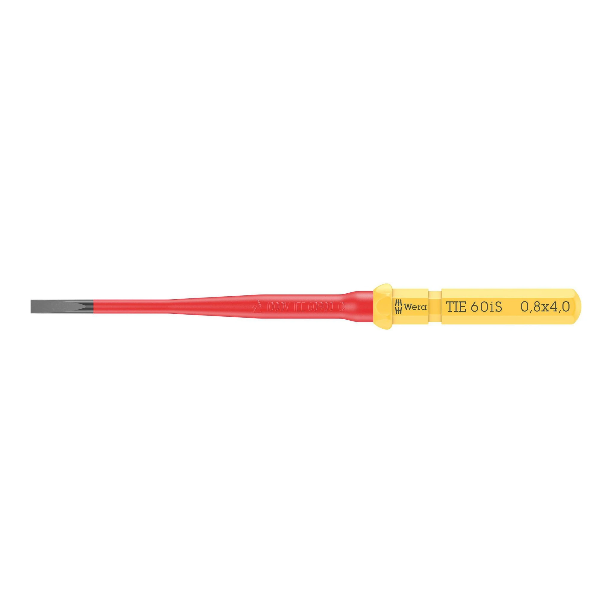 WERA | Wechselklinge | Schlitz Klingen-S0,8xB4xL157mm | Black Point-Spitze reduzierte Klinge