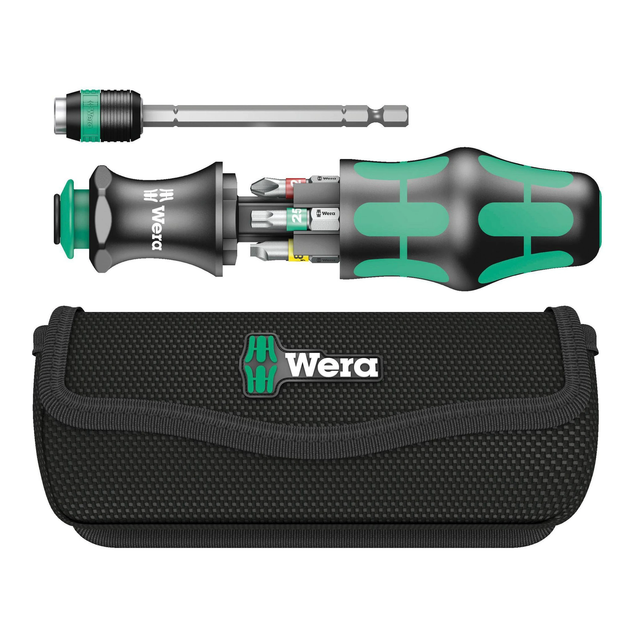 WERA | Magazinbithalter | 8-teilig | Schlitz / PH / PZD / TORX®