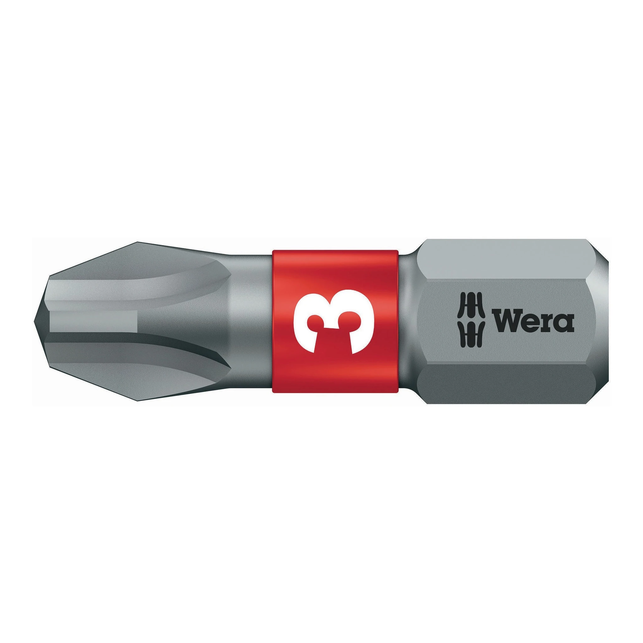 WERA | Bit | 1/4 ″ PH 3 Länge 25 mm | BiTorsion, zähhart