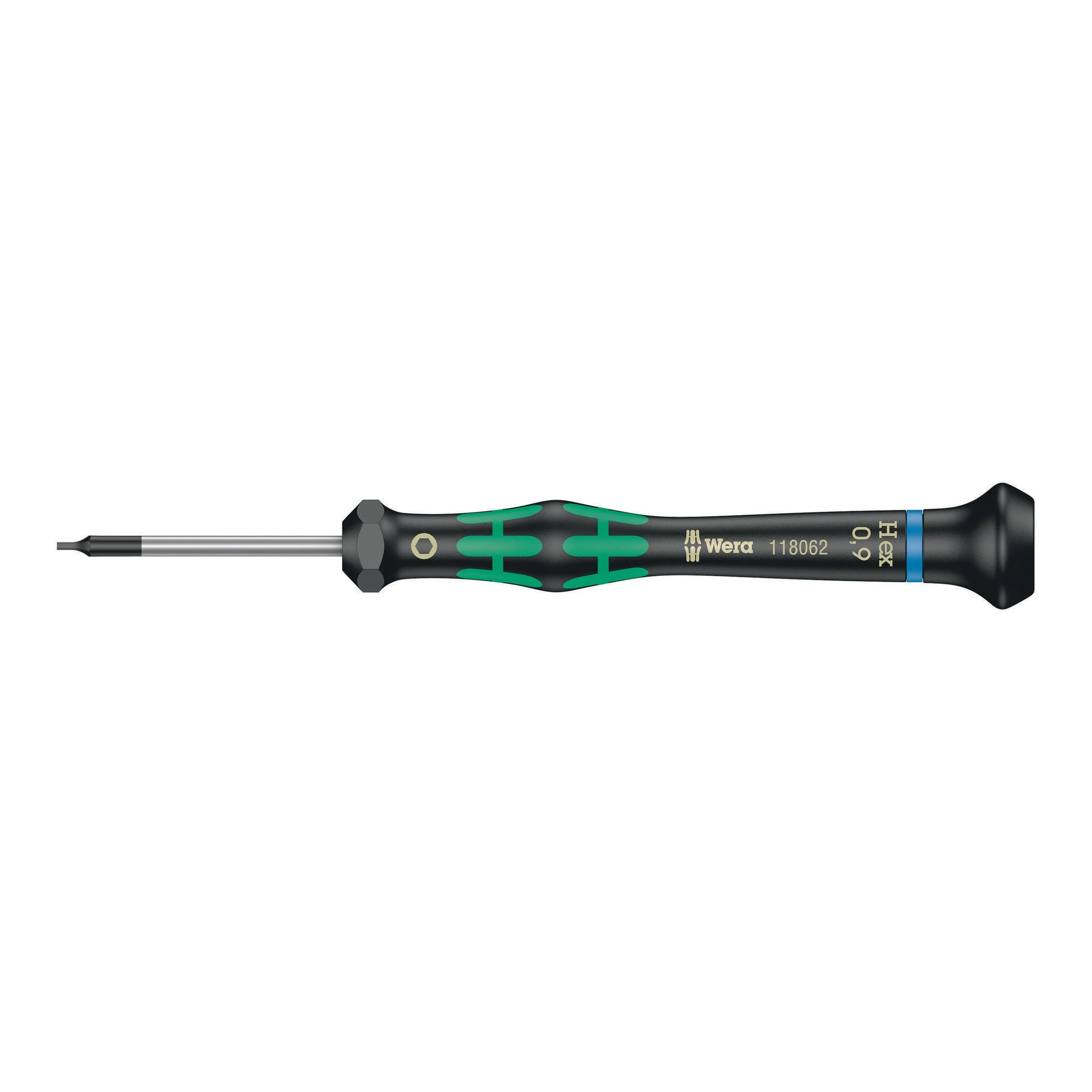 WERA | Elektronik-Feinmechanik-Schraubendreher | 6-KT. 0,9 mm Klingenlänge 40 mm