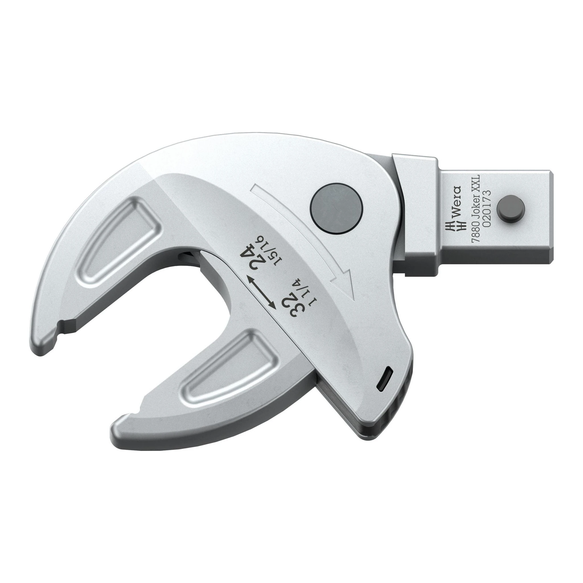 WERA | Einsteckwerkzeug | Schlüsselweite 24-32 mm 14 x 18 mm | Chrom-Vanadium-Stahl