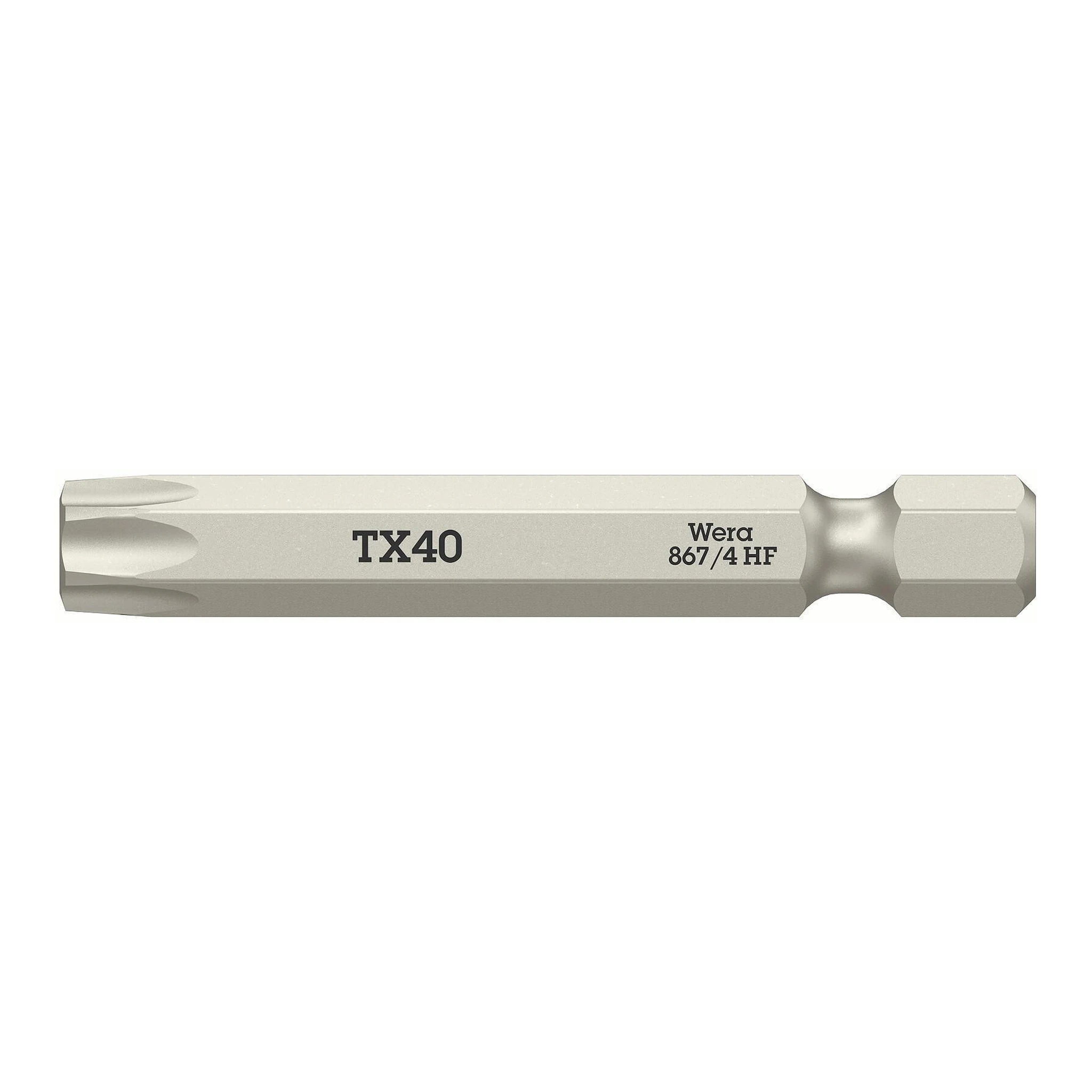 WERA | Bit | 1/4 ″ TX 40 Länge 50 mm | ohne Farbleitsystem