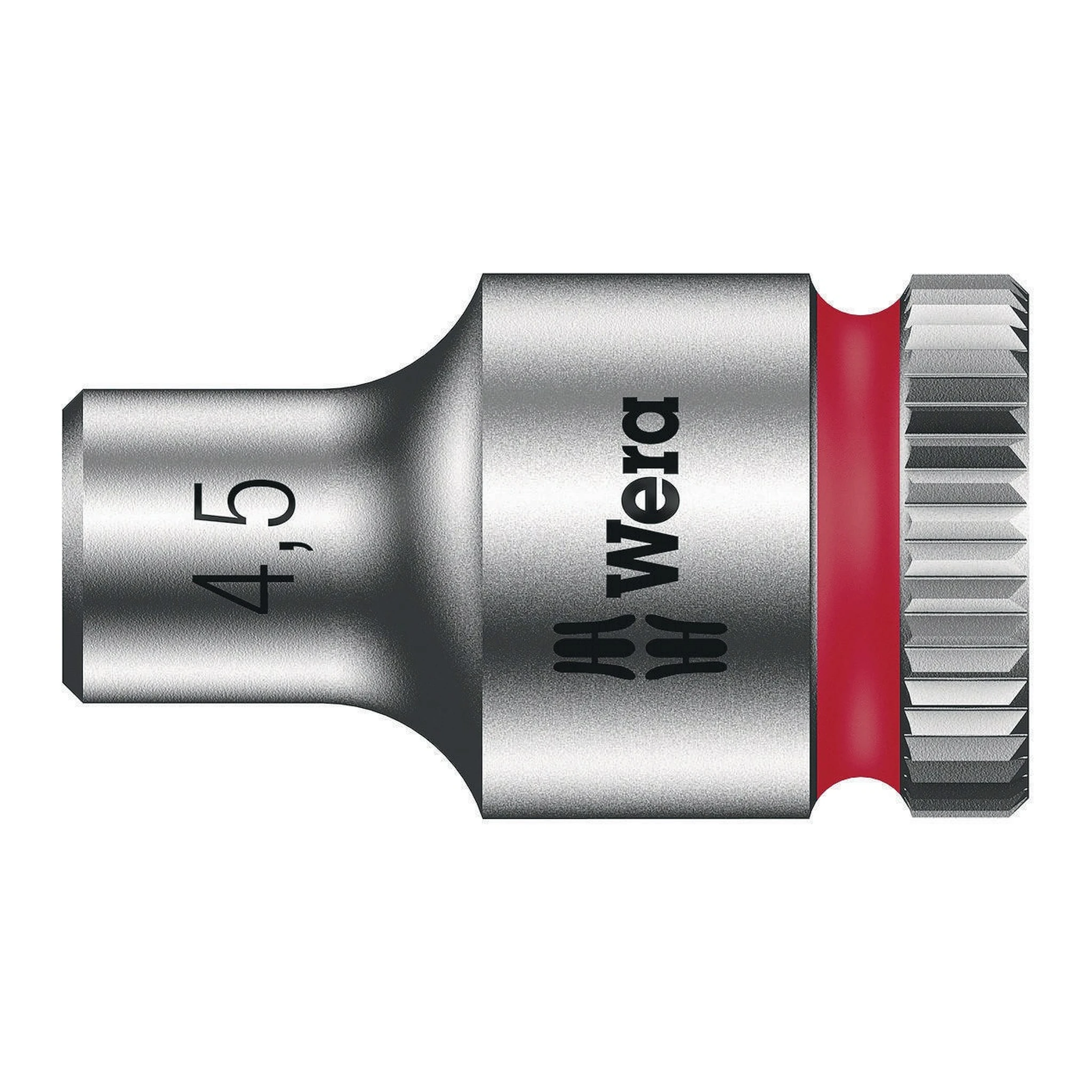 WERA | Steckschlüsseleinsatz | 1/4 ″ Außensechskant | Schlüsselweite 4,5 mm