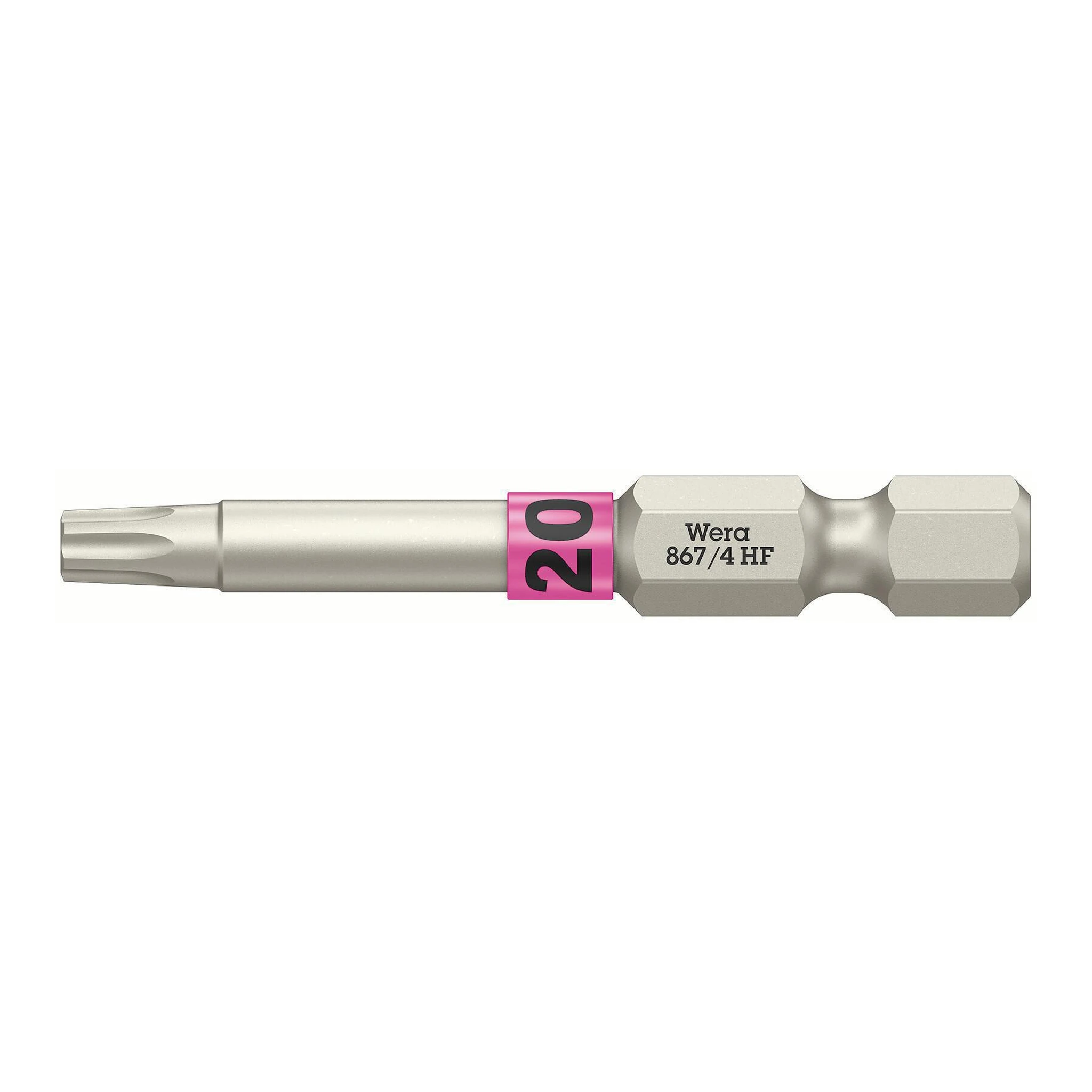 WERA | Bit | 1/4 ″ TX 20 Länge 50 mm | mit Farbleitsystem