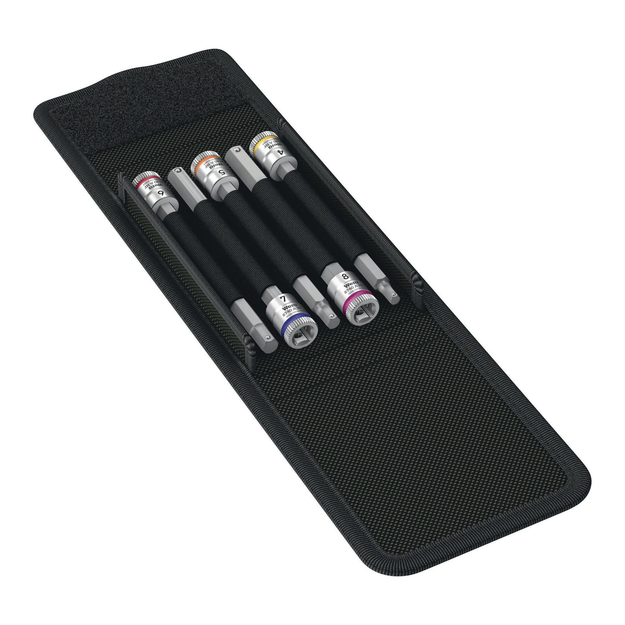 WERA | Steckschlüssel-Satz | 5-teilig | 1/4 ″