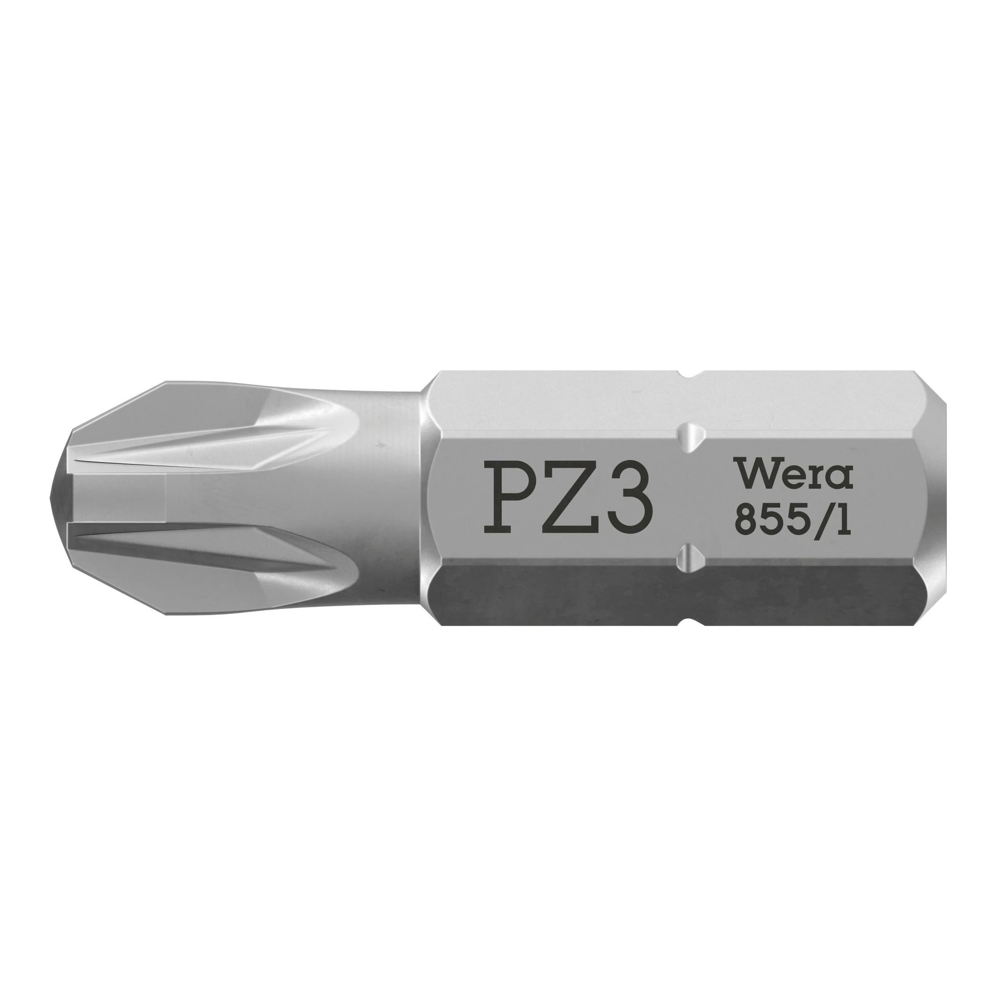 WERA | Bit | 1/4 ″ PZD 3 Länge 25 mm | 6-kant