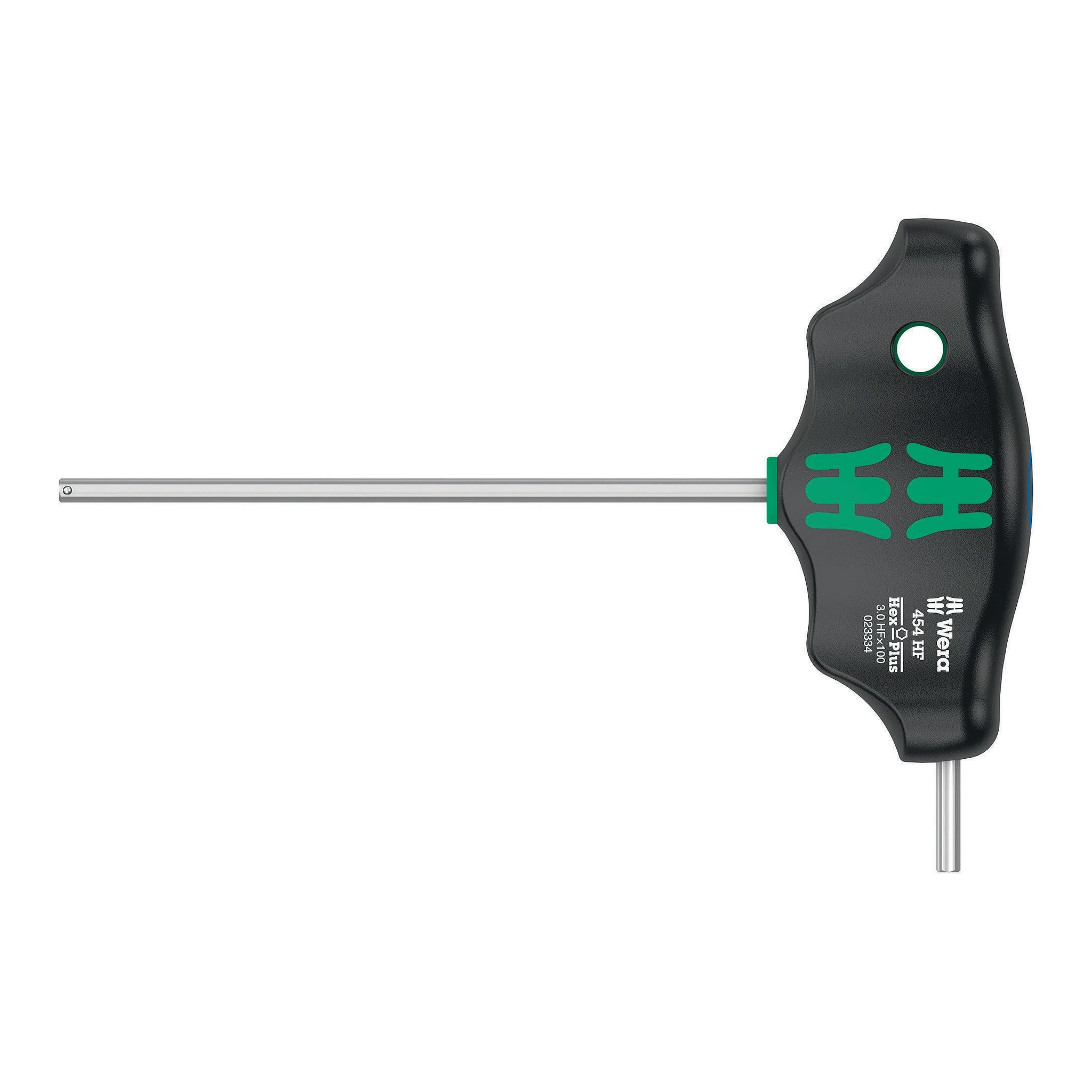 WERA | Sechskantschraubendreher | SW 3mm Klingenlänge 100mm | Quergriff Hex-Plus