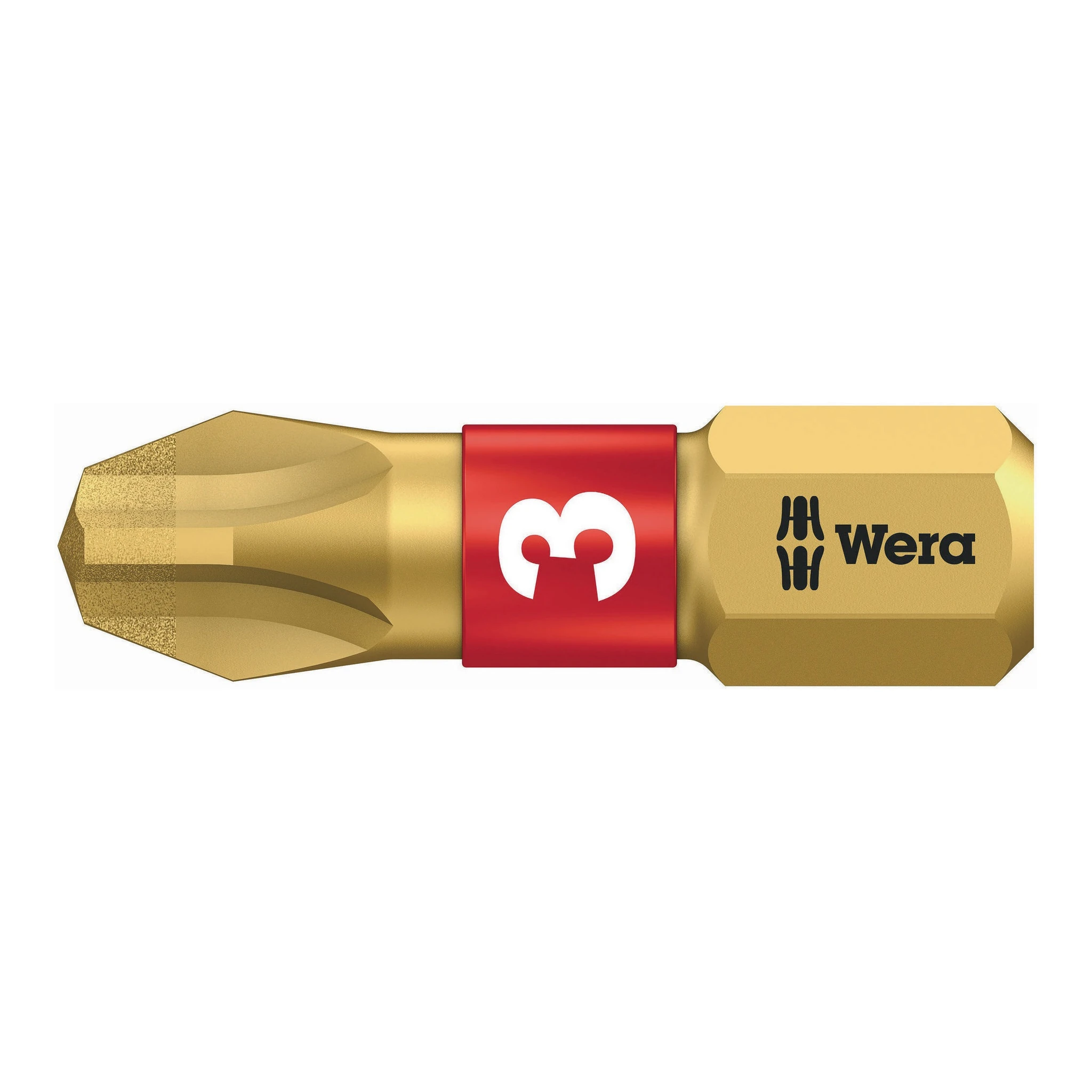 WERA | Bit | 1/4 ″ PH 3 Länge 25 mm | BiTorsion, diamatbeschichtet