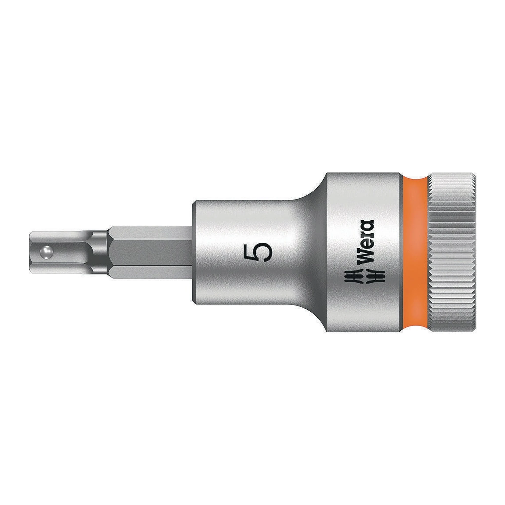 WERA | Steckschlüsseleinsatz | 1/2 ″ | Schlüsselweite 5 mm