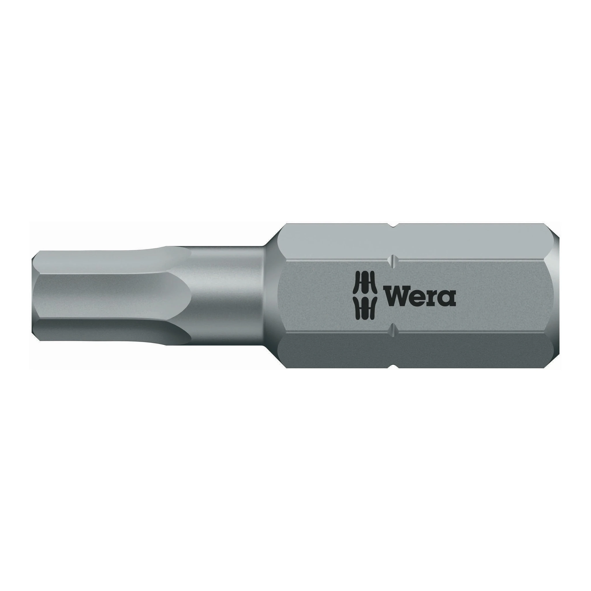 WERA | Bit | 1/4 ″ 1,5 mm Länge 25 mm | zähhart, HEX-Plus