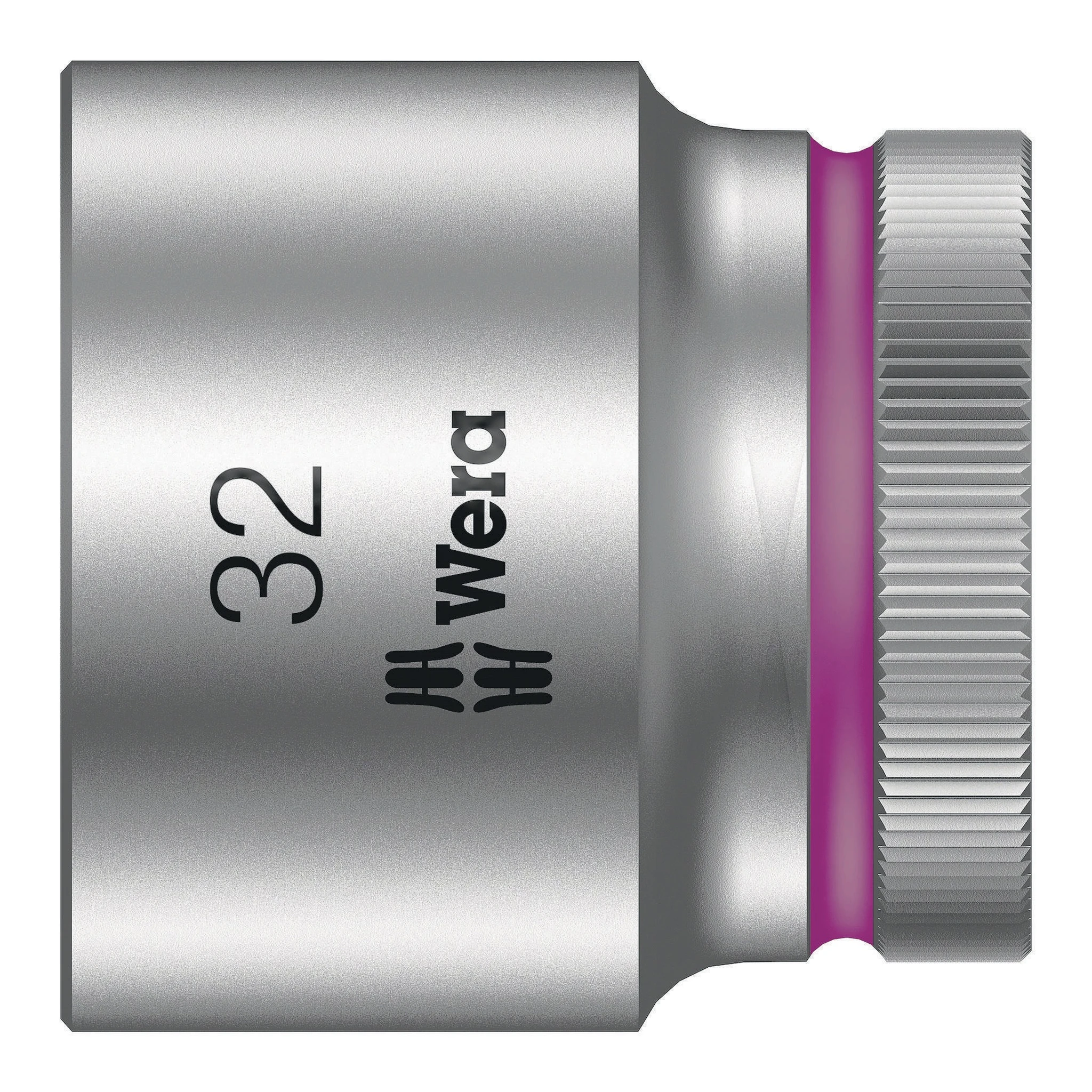 WERA | Steckschlüsseleinsatz | 1/2 ″ Außensechskant | Schlüsselweite 32 mm