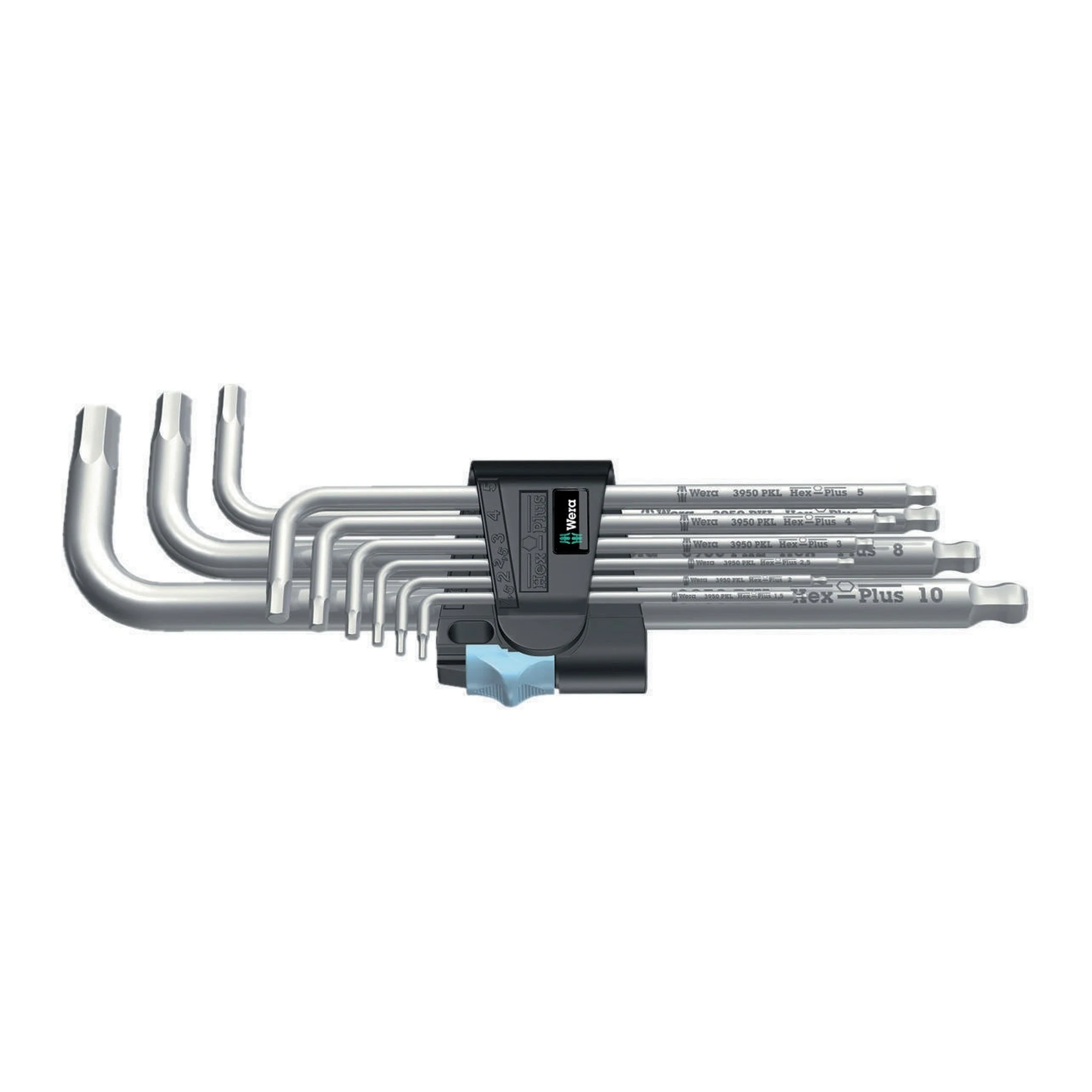 WERA | Winkelschraubendreher-Satz | 9-teilig Kunststoffhalter | SW 1,5 - 10 mm
