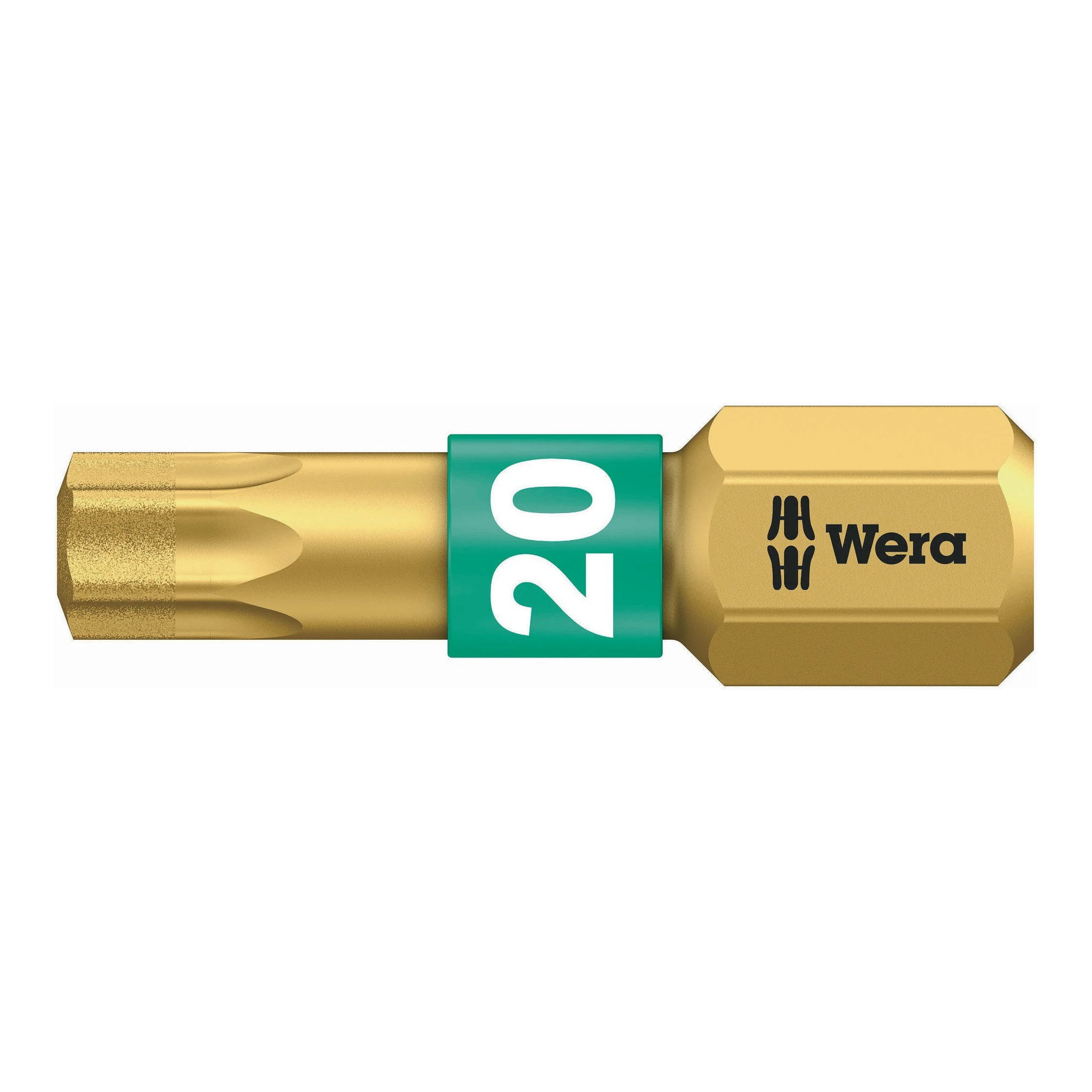 WERA | Bit | 1/4 ″ T 20 Länge 25 mm | BiTorsion, diamatbeschichtet